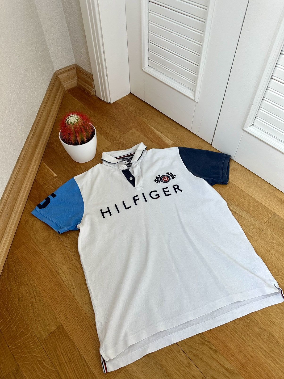 Tommy Hilfiger Vintage Polo Tommy Hilfiger RalphLauren Style Size US XL / EU 56 / 4 - 2 Thumbnail
