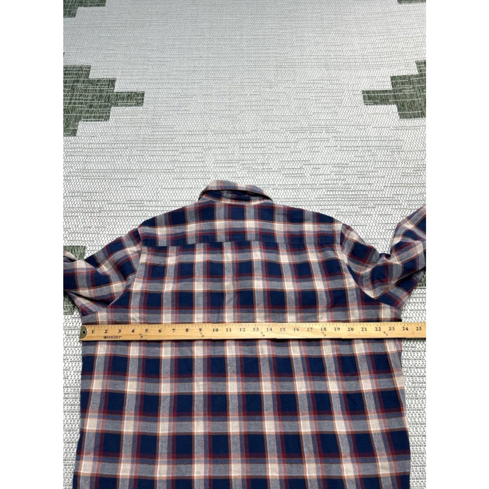 Frank & Eileen Frank & Eileen Shirt Womens Medium Multicolor Cotton Knit Blouse Blouse Long Sleeve Button Collared Casual Spring Summer Fall Mens Womens Girls Boys Size M / US 6-8 / IT 42-44 - 7 Thumbnail