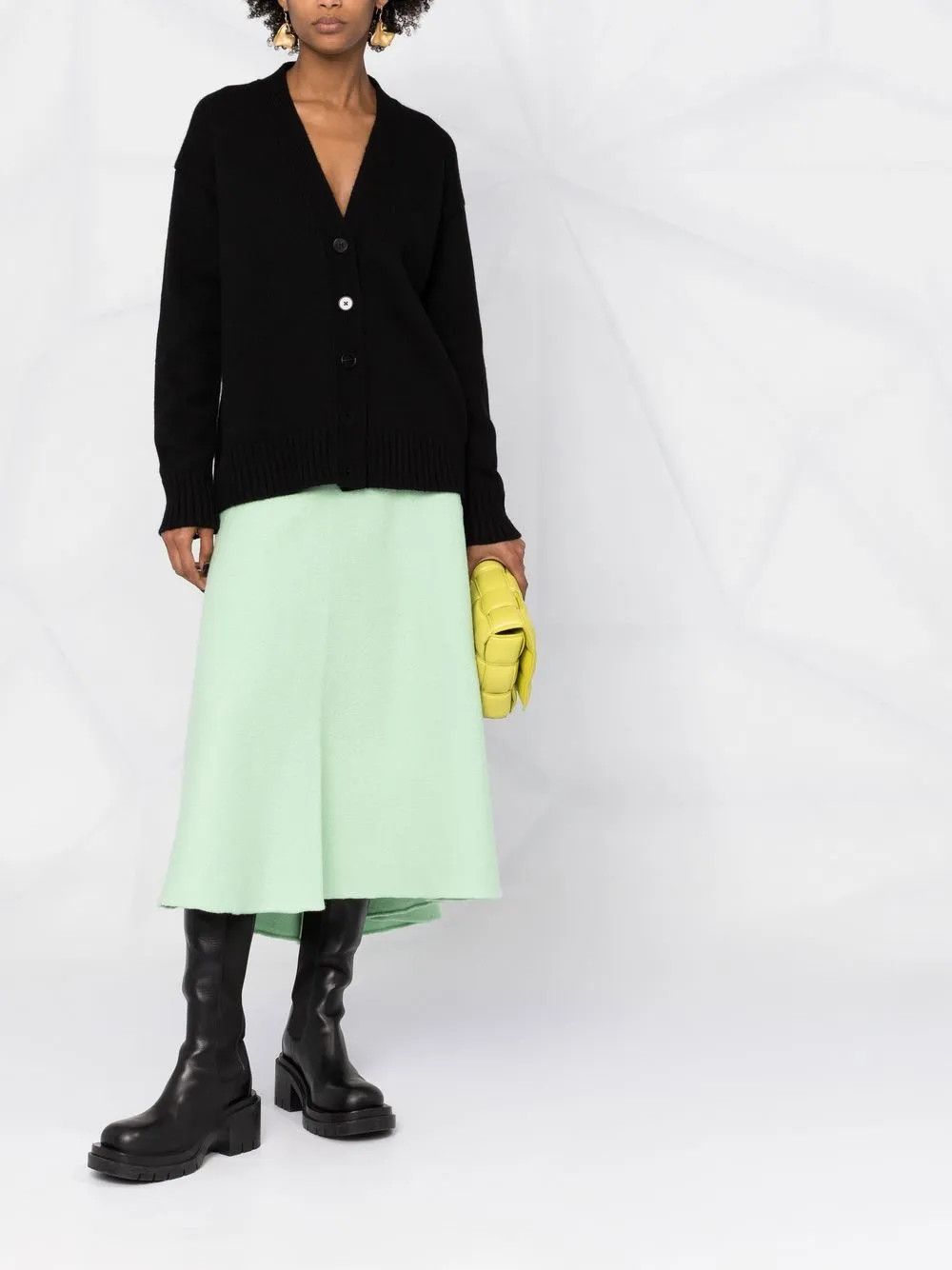 Jil Sander o1y1025 Cardigan in Black Size XS / US 0-2 / IT 36-38 - 4 Thumbnail