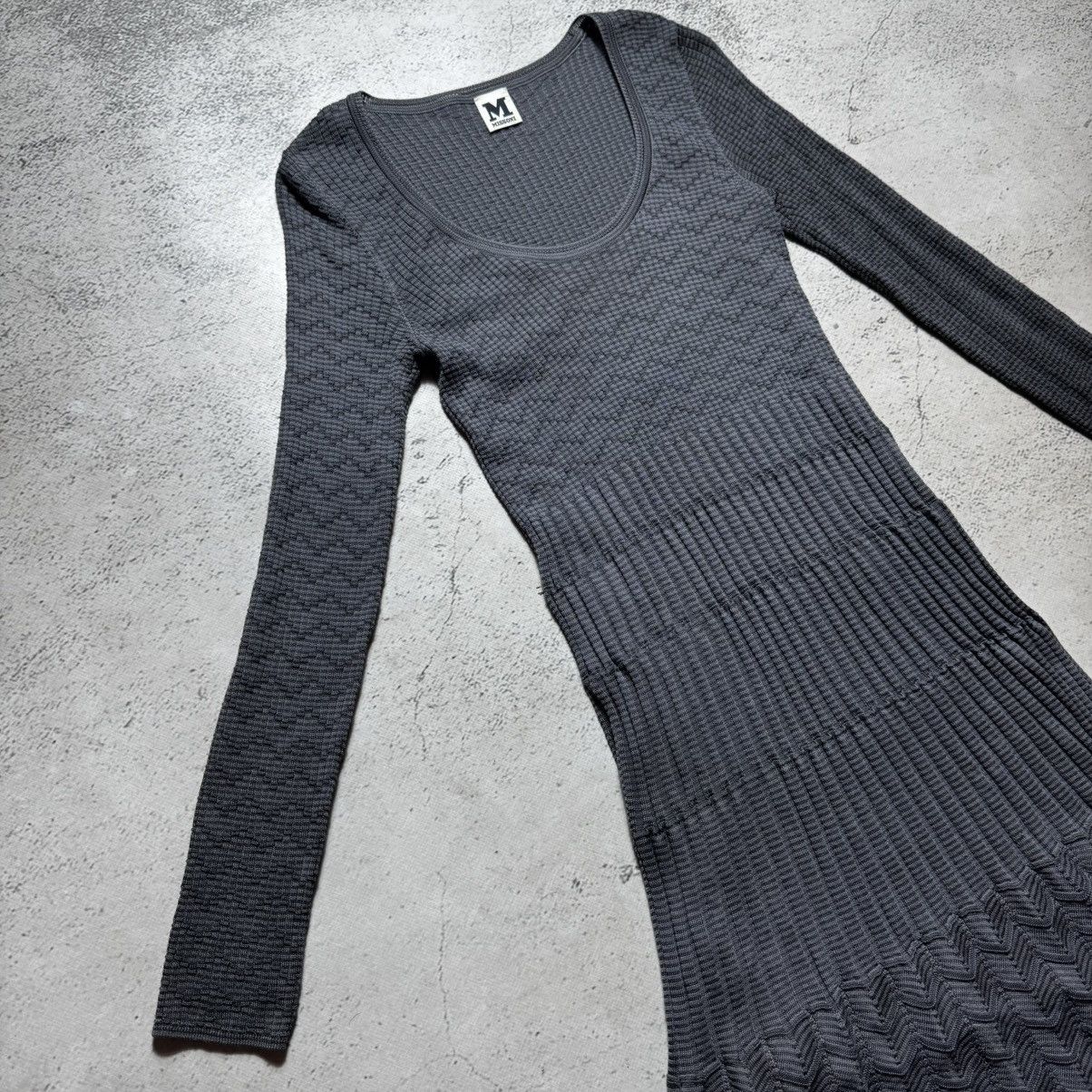 Missoni vintage see-through dress with Missoni lining luxury rare Size M / US 6-8 / IT 42-44 - 2 Thumbnail
