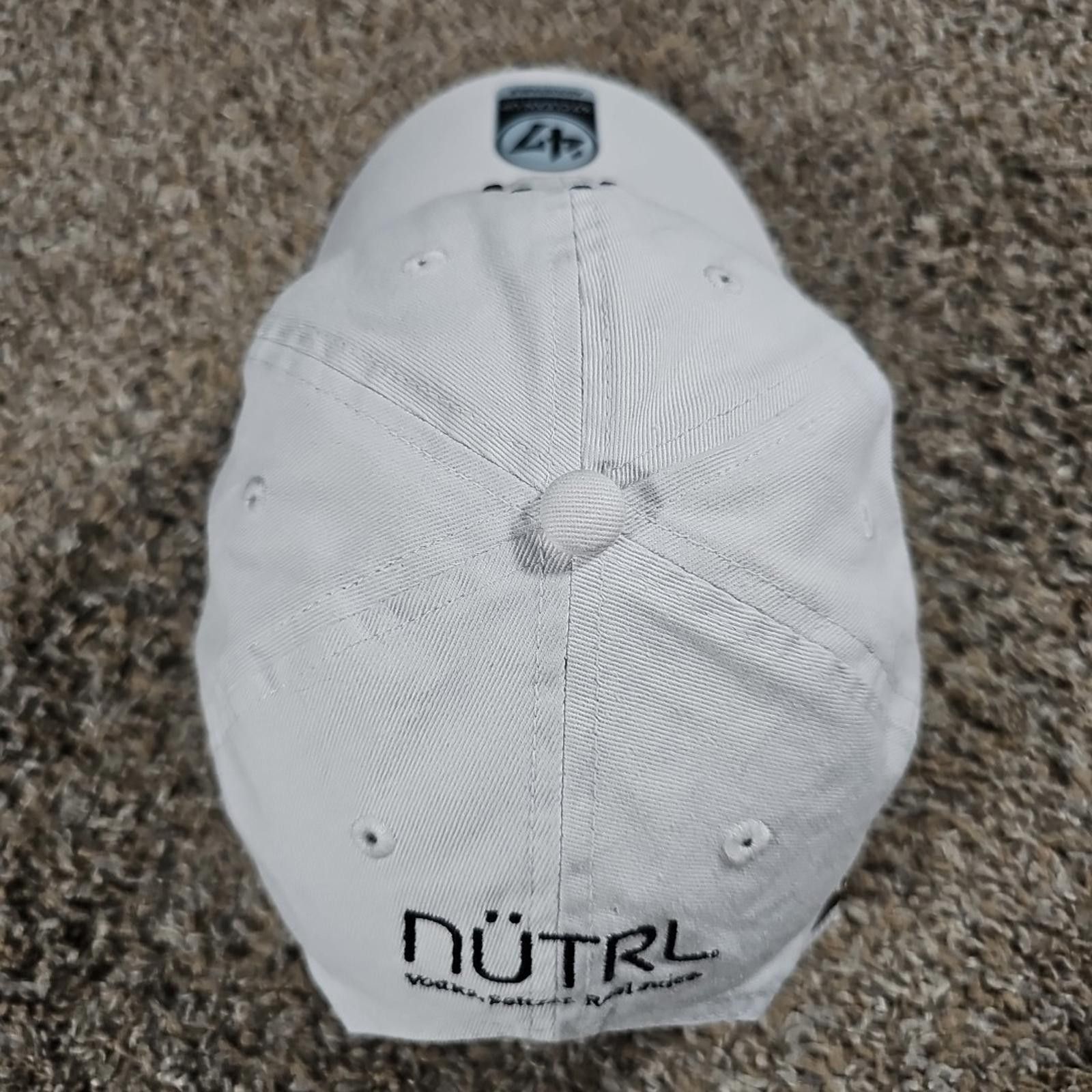 Other Nütrl Vodka '47 White Baseball Cap Adjustable Strapback Size ONE SIZE - 3 Thumbnail