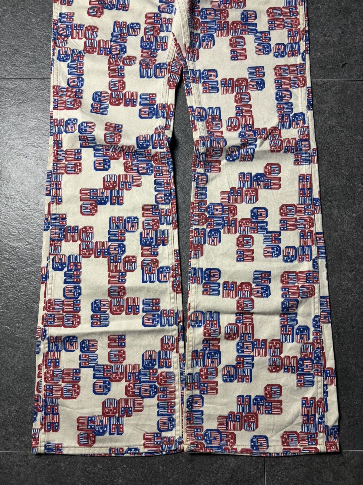 Hysteric Glamour 2000s Hysteric Glamour ‘HG’ Full Print Star Pants Size US 28 / EU 44 - 4 Thumbnail