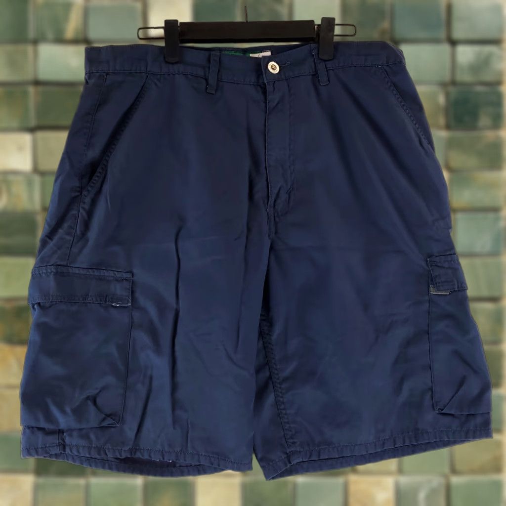 Levi's VINTAGE Levi's Silvertab VTG 90s Cargo Shorts Cotton Nylon Blend Blue Mens 34 Shortpants Size US 34 / EU 50 - 1 Thumbnail