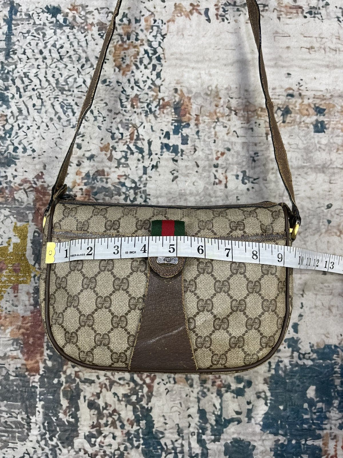Gucci Vintage Gucci Ophidia Supreme Web Shoulder Sling Bag Size ONE SIZE - 17 Thumbnail