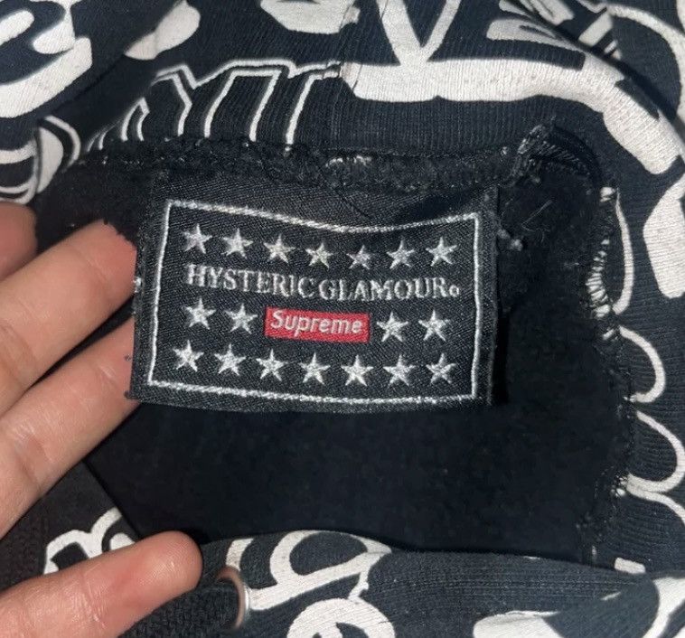 Supreme Supreme hysteric Glamour text hooded hoodie sweatershirt Size US L / EU 52-54 / 3 - 2 Thumbnail