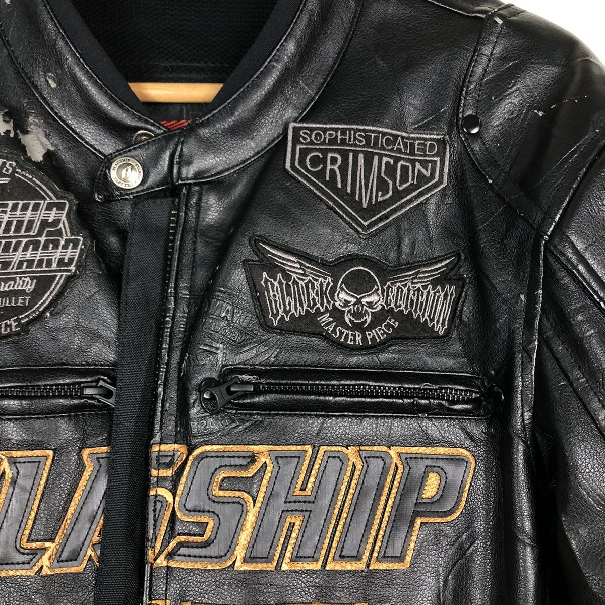 Japanese Brand 🔥Vintage Racing Biker Jacket Flagship Japan Made Big Logo Size US M / EU 48-50 / 2 - 18 Thumbnail