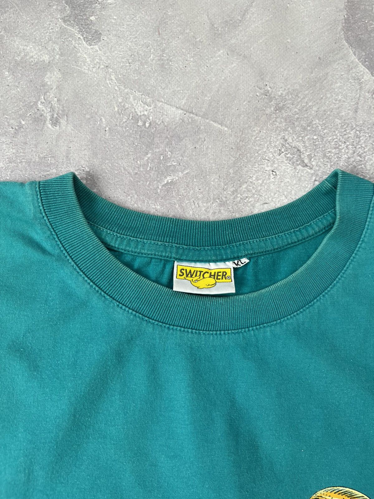 Vintage Vintage Volkswagen Beetle Lemania Coccinelle T-Shirt Green Size US XL / EU 56 / 4 - 7 Thumbnail