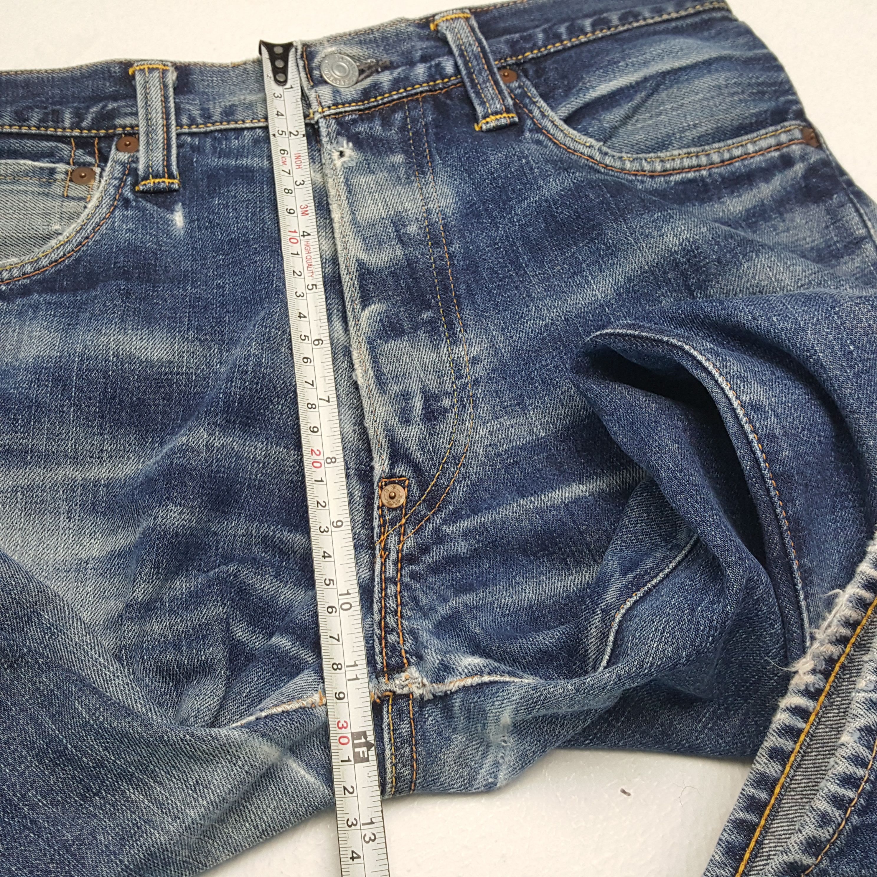 Japanese Brand × Vintage Yamane EVISU Japanese Brand Streetwear Custom Daicock Jeans Size US 29 - 8 Thumbnail
