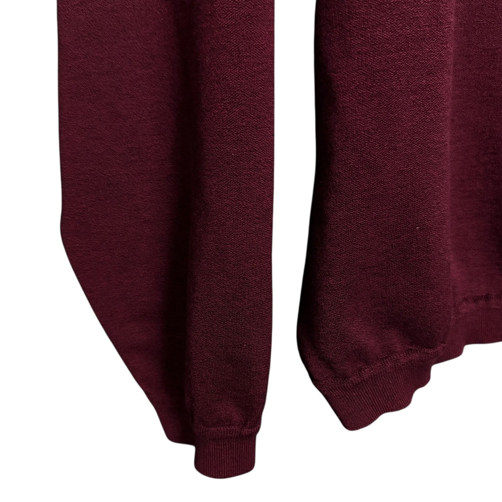 St. Croix Vtg St. Croix Knits Dark Red Long Sleeve Polo Shirt XLT Long Size US XL / EU 56 / 4 - 5 Thumbnail