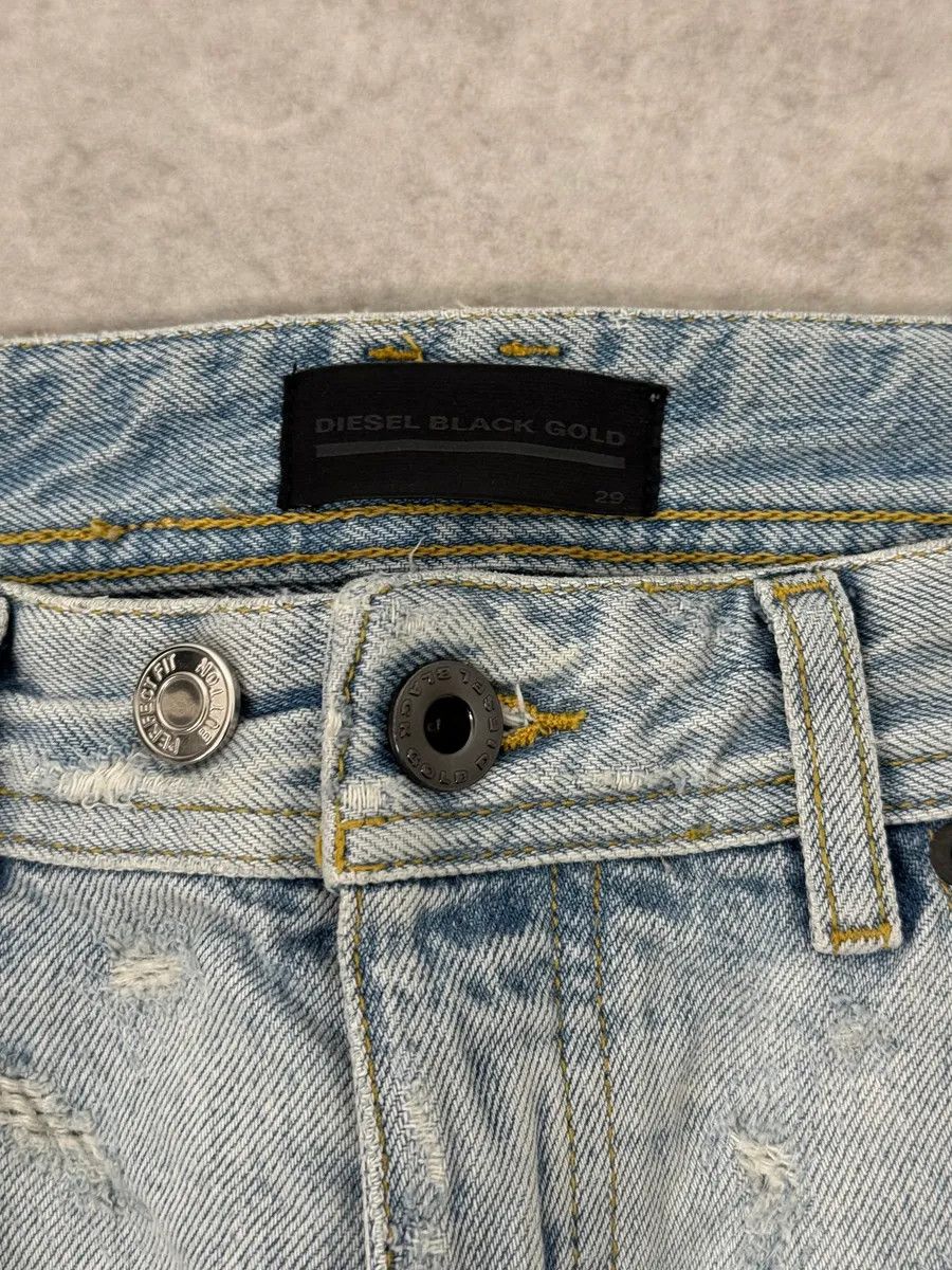 Diesel Diesel Blue Distressed Denim Jeans Size US 32 / EU 48 - 7 Thumbnail