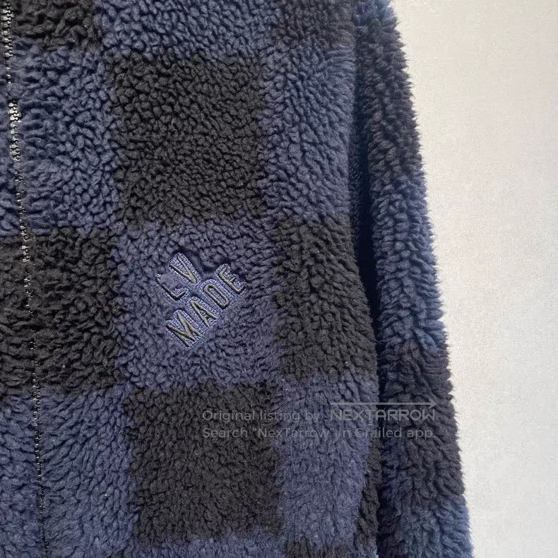Louis Vuitton Louis Vuitton Black and blue checkerboard teddy jacket Size US S / EU 44-46 / 1 - 3 Thumbnail