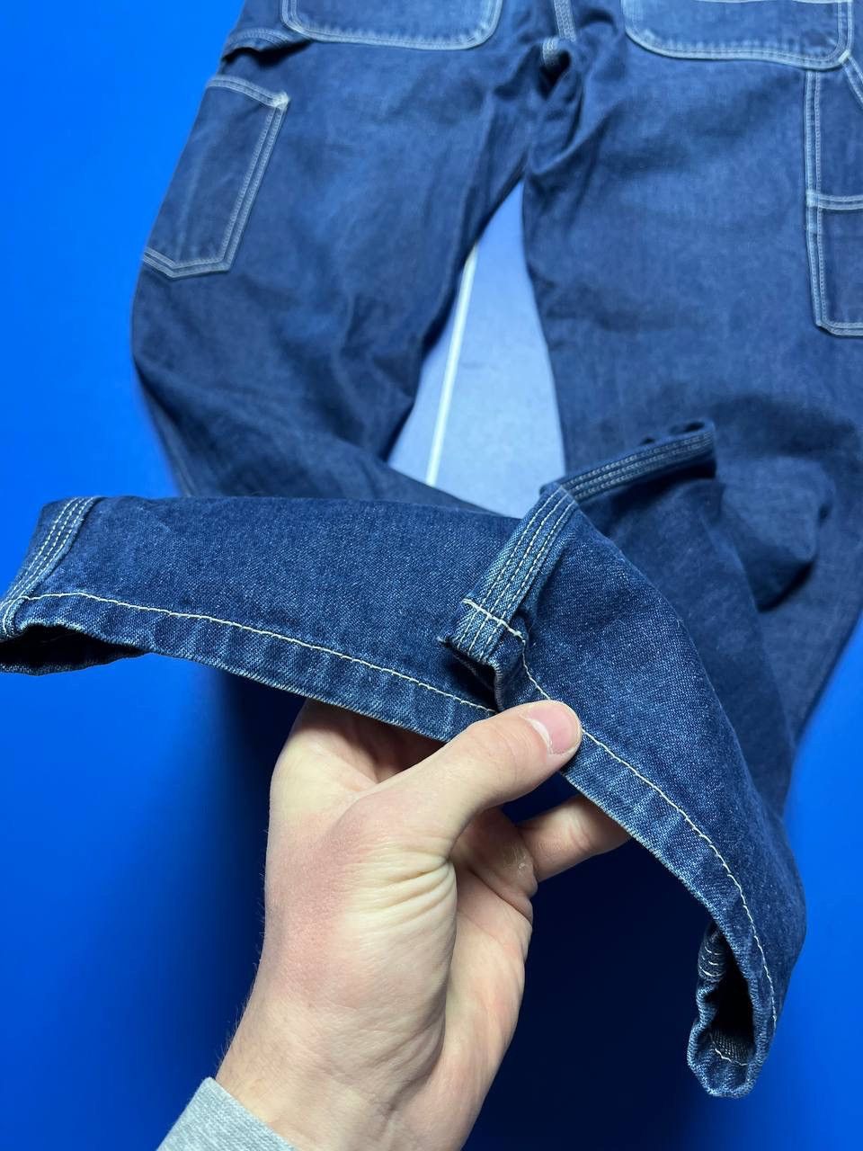 Carhartt Carhartt WIP Single Knee Pant Blue Denim Carpenter Size S Size US 30 / EU 46 - 15 Thumbnail