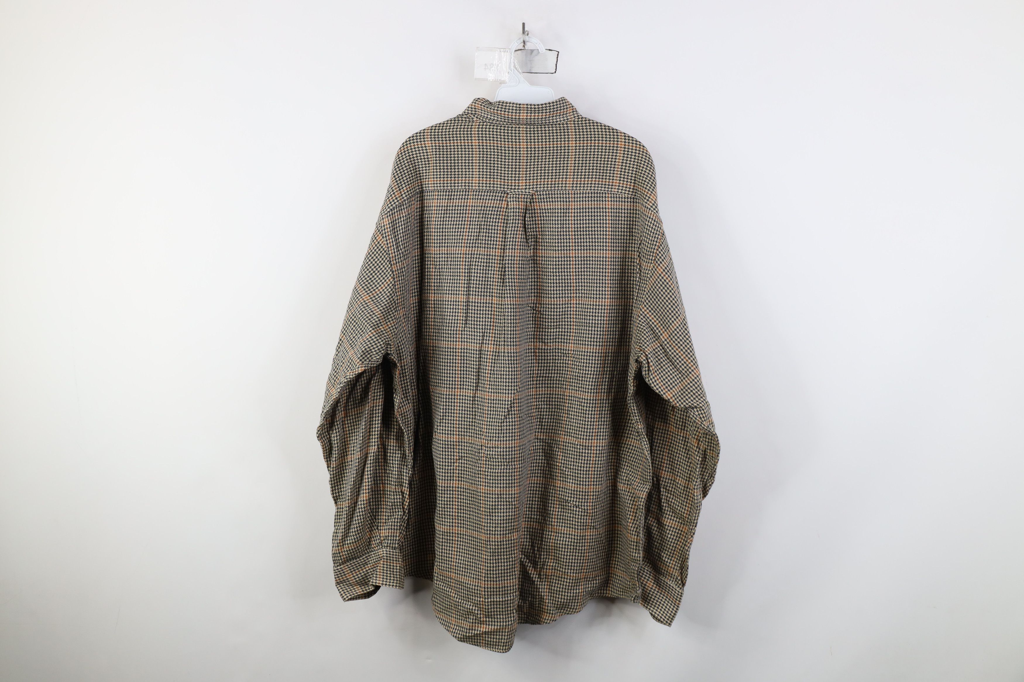 Nautica Vintage 90s Nautica Houndstooth Collared Button Down Shirt Size US L / EU 52-54 / 3 - 10 Thumbnail