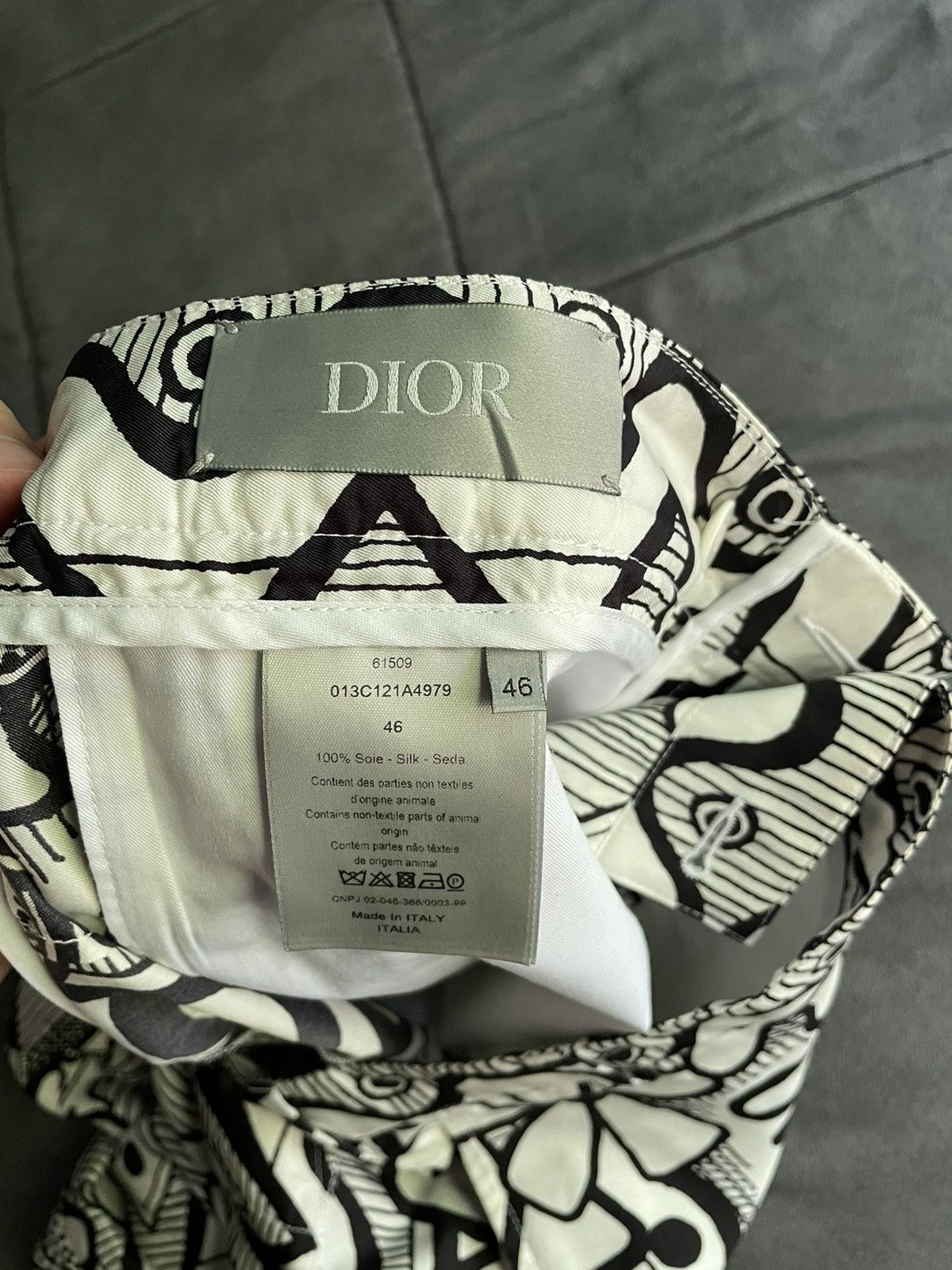 Dior Dior Stussy Floral Silk Shorts Size US 30 / EU 46 - 6 Thumbnail