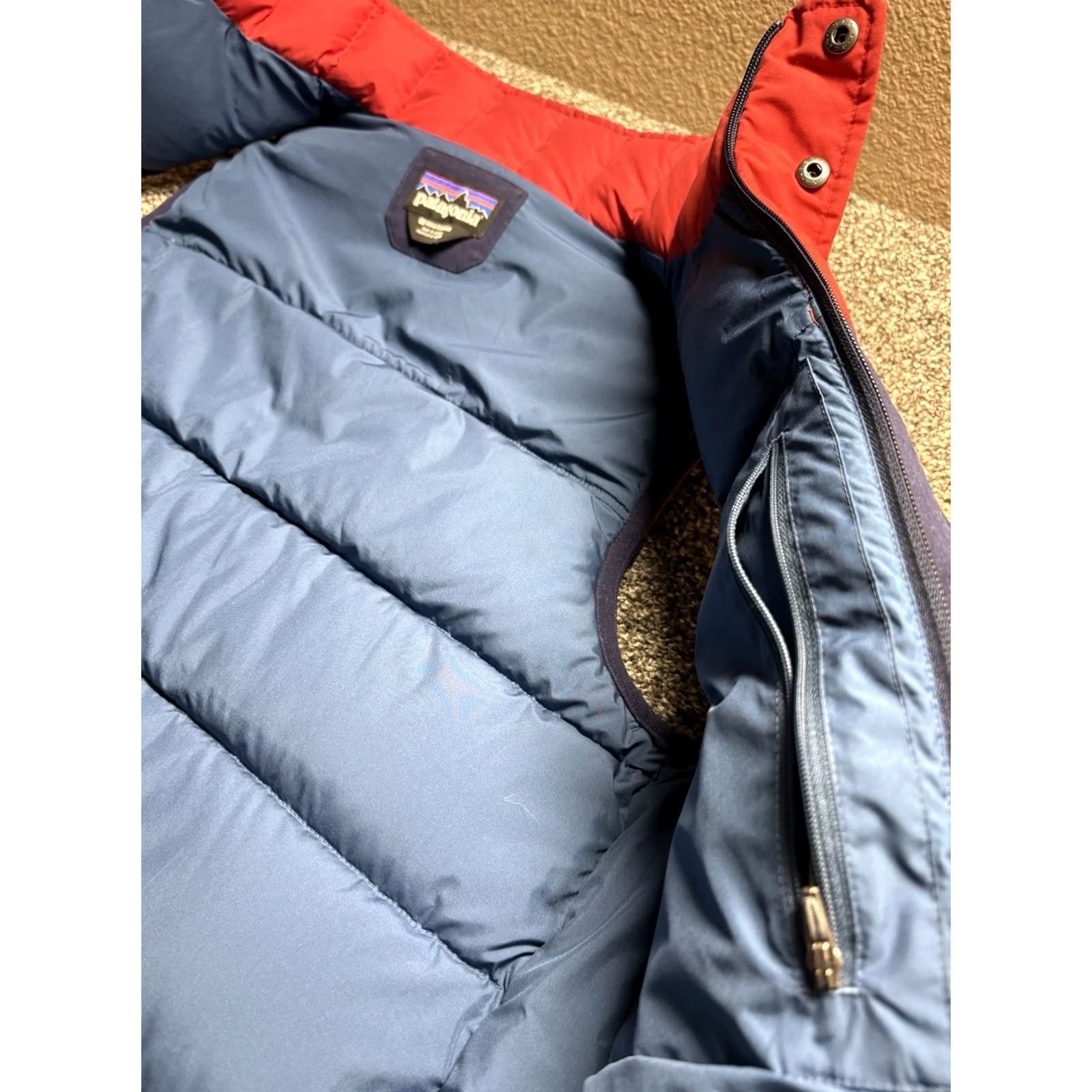Patagonia Patagonia Bivy Puffer Vest Men Medium Blue Red Full Zip Duck Down Snap Button – Vintage Size US M / EU 48-50 / 2 - 5 Thumbnail