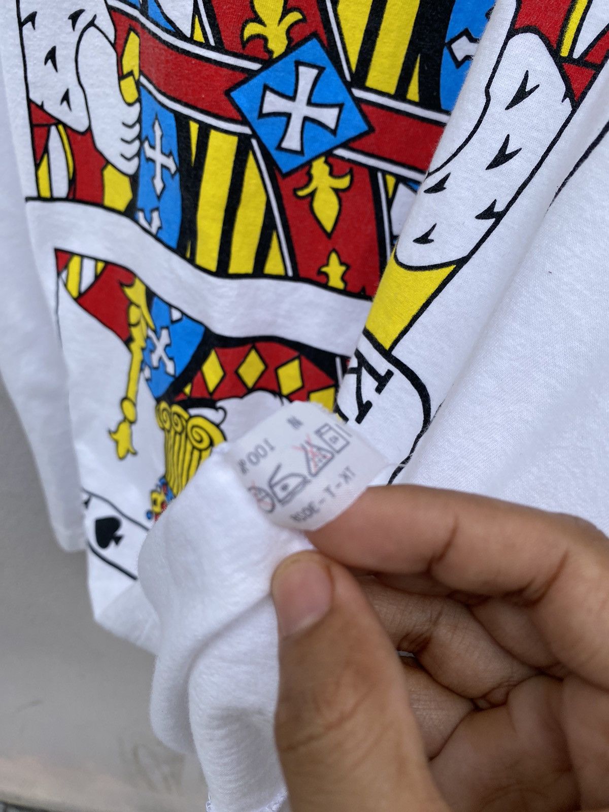Japanese Brand × Vintage Vintage 80’s “KING OF SPADE ♠️” Poker Cards Japanese Graphic Size US M / EU 48-50 / 2 - 12 Thumbnail