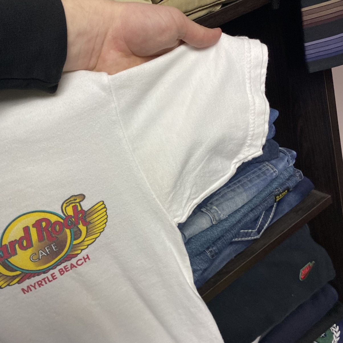 Hard Rock Cafe Vintage Hard Rock Graphic Logo y2k skate made in USA tee Size US S / EU 44-46 / 1 - 10 Thumbnail