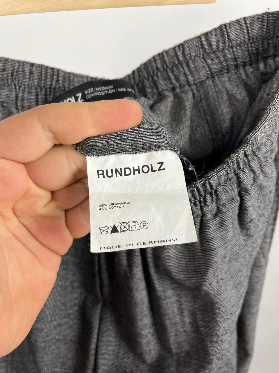 Rundholz Rundholz Wool/Cotton Trousers Pants Avant Garde Size 26" / US 2 / IT 38 - 9 Thumbnail