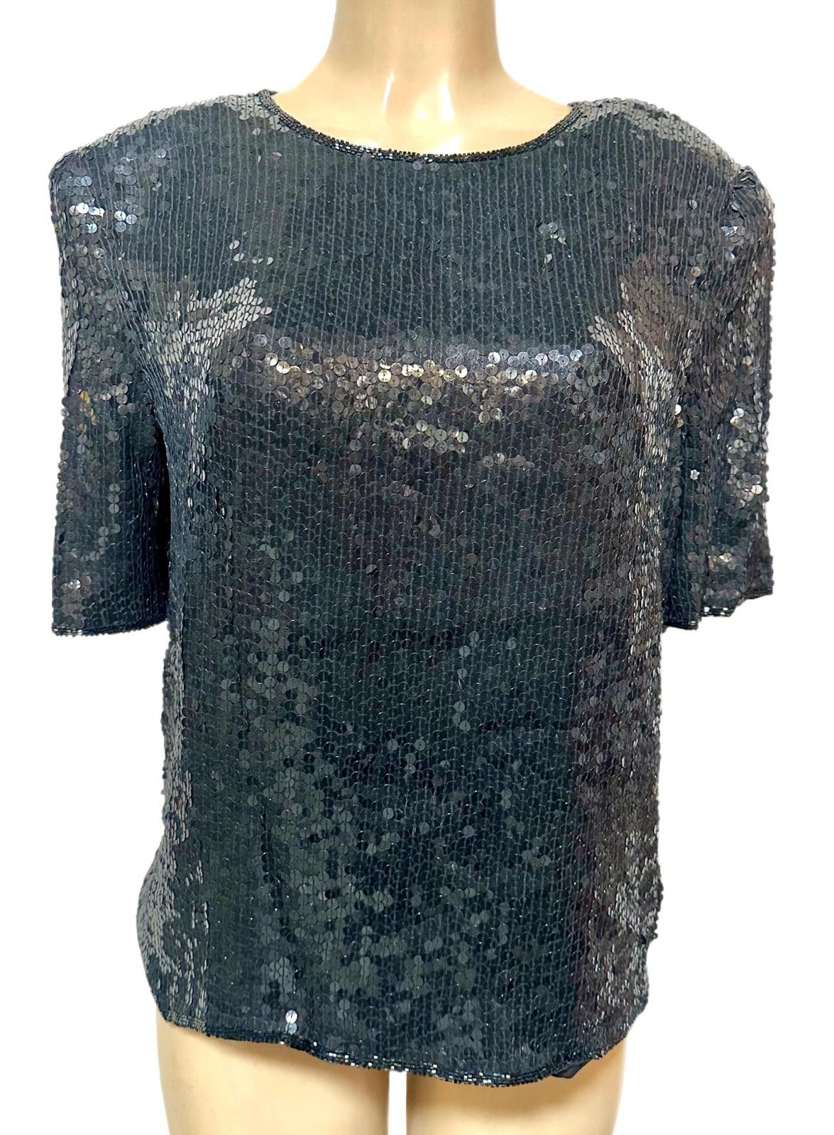 Other Sequin Top Black size 12 Size XL / US 12-14 / IT 48-50 - 1 Preview