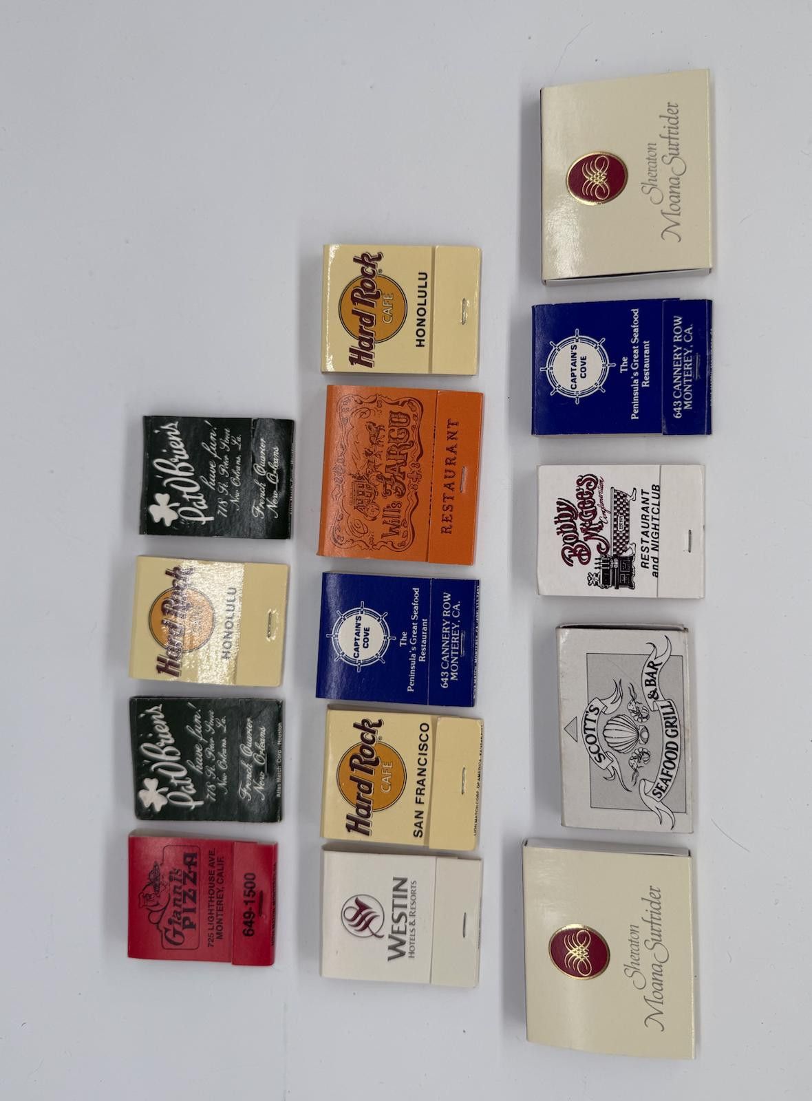 Designer 14 Vintage Restaurant Matchbooks – Hard Rock, Pat O’Brien’s+ Size ONE SIZE - 3 Thumbnail