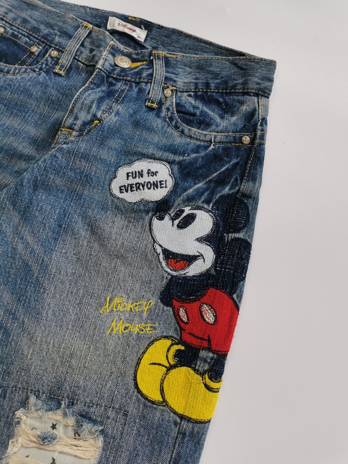 Vintage Vintage Mickey Disney Jeans Size US 29 - 2 Thumbnail