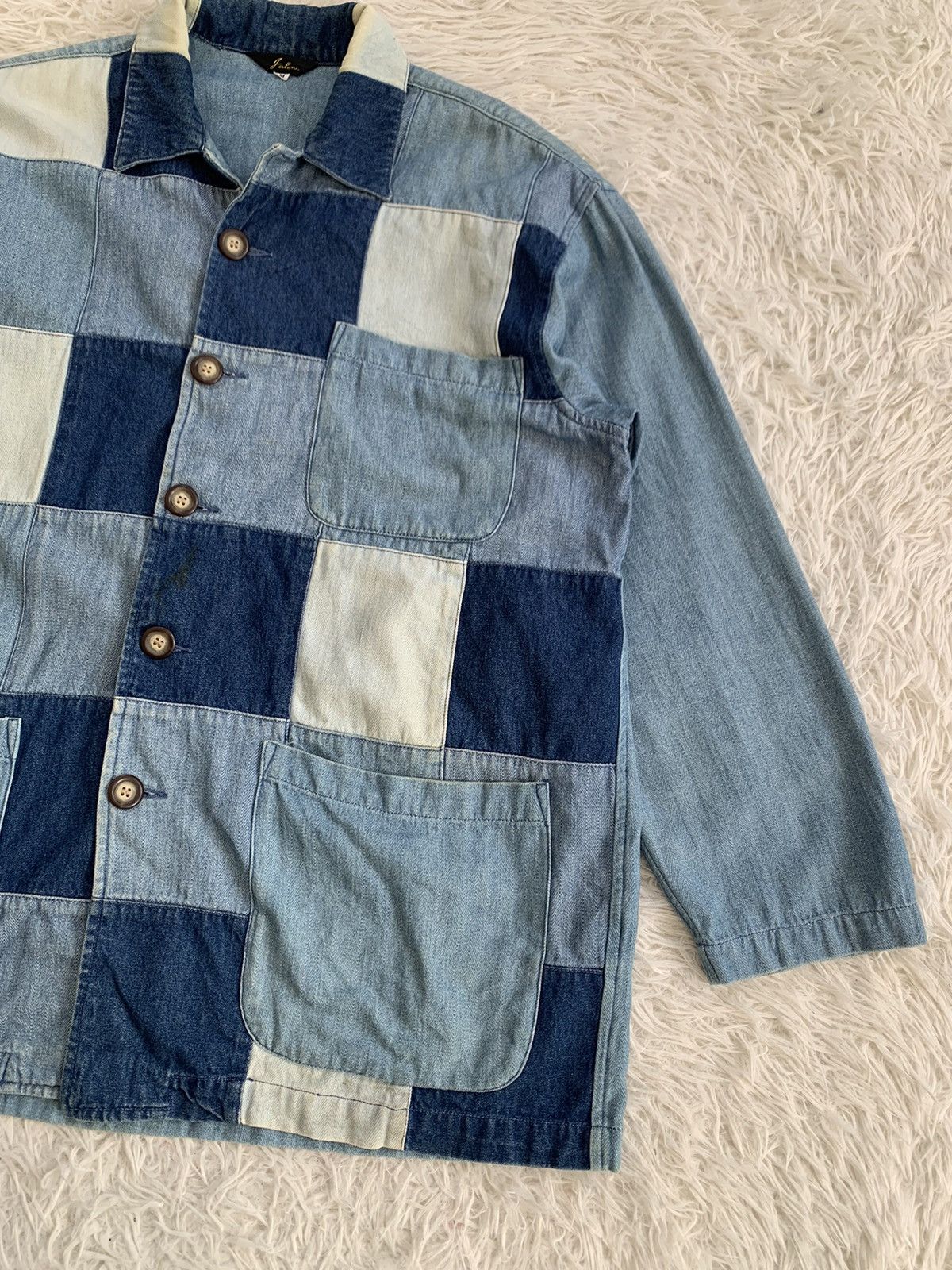Japanese Brand Nice Patches Style Buttons Jacket Of Jalon Size US M / EU 48-50 / 2 - 4 Thumbnail