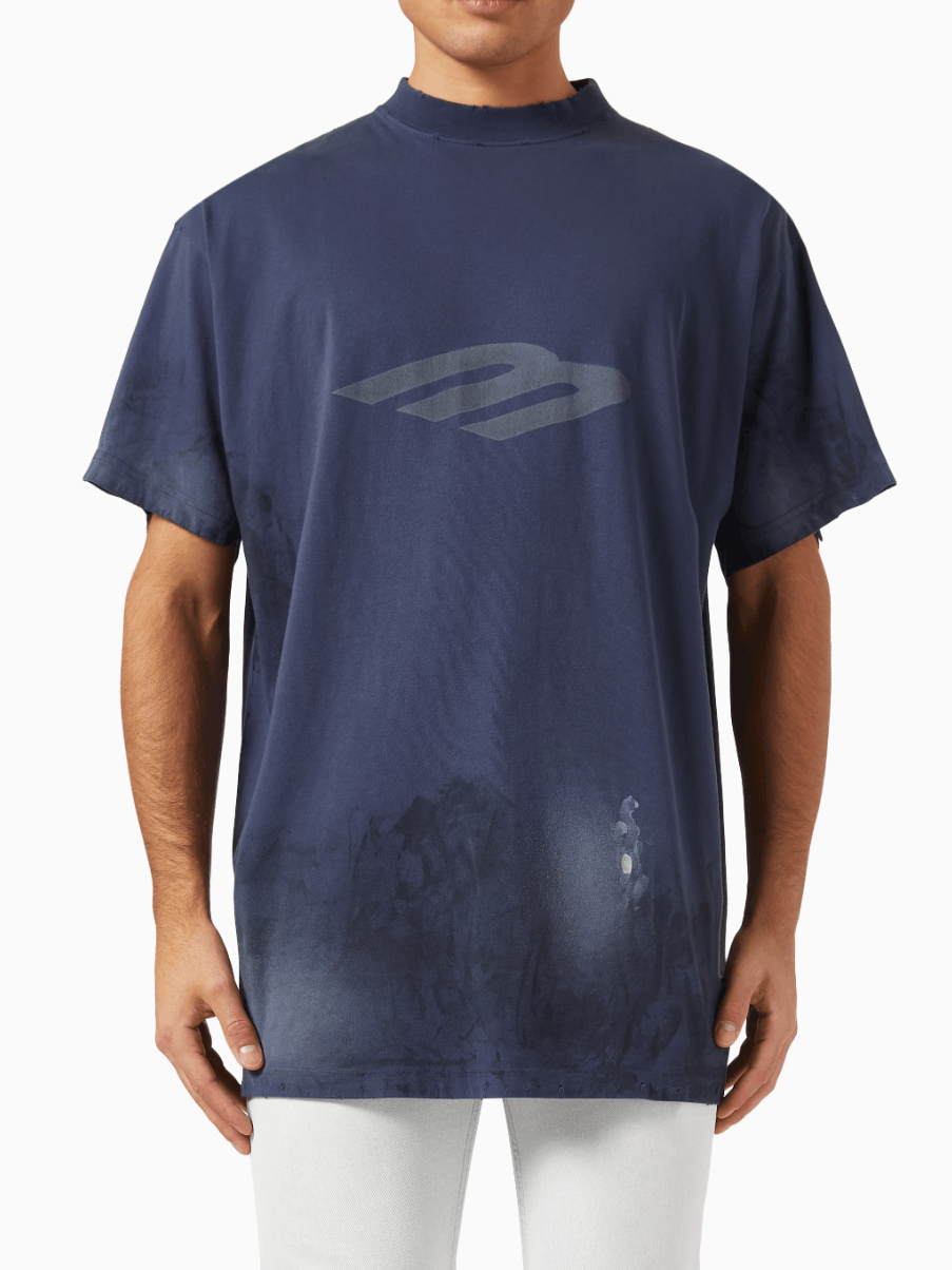 Balenciaga Balenciaga 3B Stencil Oversized T Shirt Size US M / EU 48-50 / 2 - 5 Thumbnail