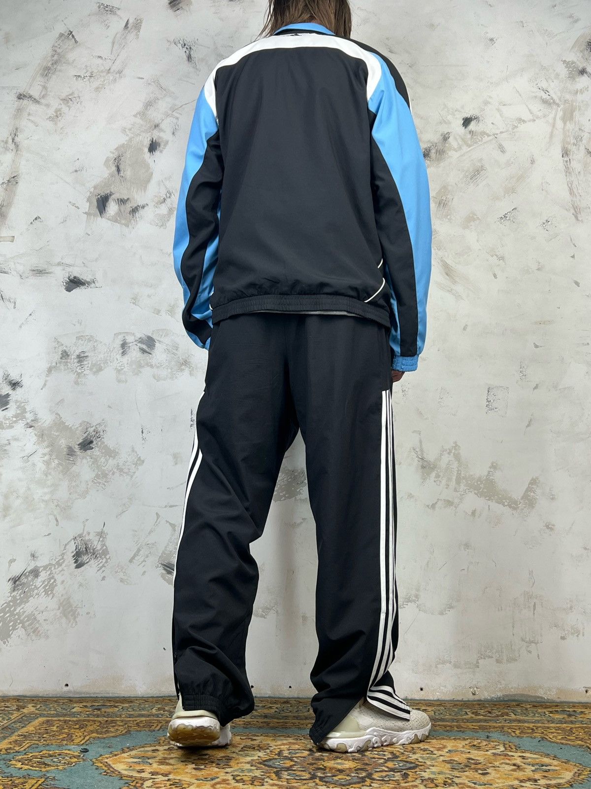 Adidas Vintage Adidas Track Suit Jacket Pants Size 42/44 L - XL Size US L / EU 52-54 / 3 - 3 Thumbnail