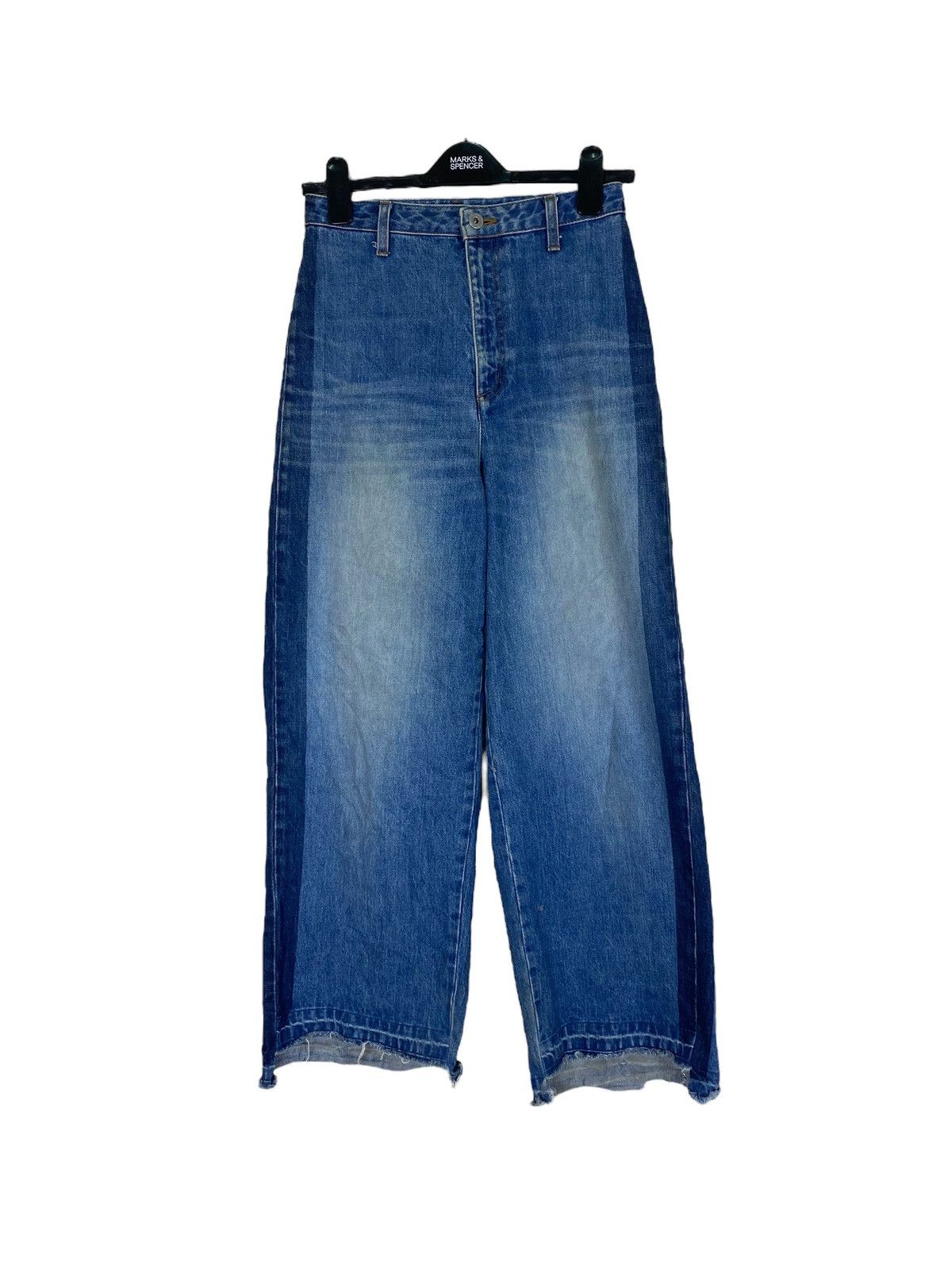 Japanese Brand Individual Designer GallardaGalante Side Tape Jeans Size US 27 - 1 Thumbnail