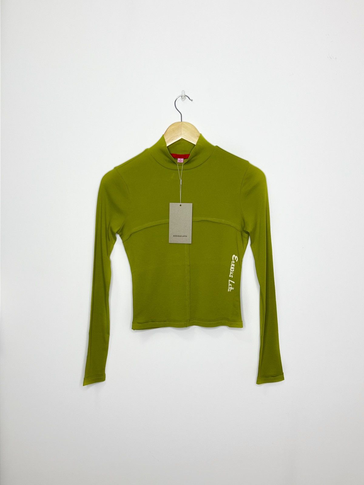 Eckhaus Latta ECKHAUS LATTA LAPPED BABY TURTLENECK WITH TAGS Size S / US 4 / IT 40 - 1 Thumbnail