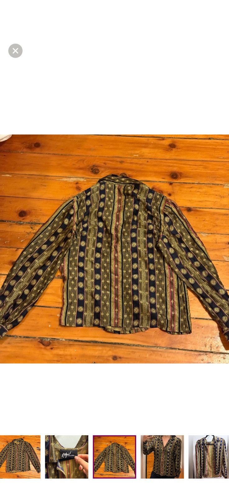 Other Vintage 100% silk Button up Size US S / EU 44-46 / 1 - 2 Thumbnail