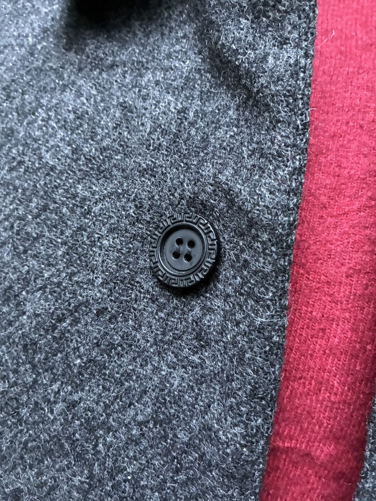 Versace VERSACE CLASSIC V2 PURE WOOL CHARCOAL WOOL LINED COAT Size US M / EU 48-50 / 2 - 4 Thumbnail