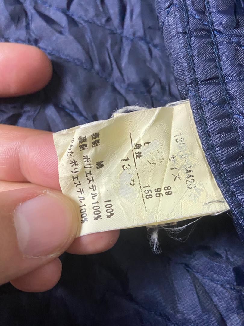 Japanese Brand DAMA Collection Acid Wash Quilted Denim Jacket (184) Size US S / EU 44-46 / 1 - 6 Thumbnail