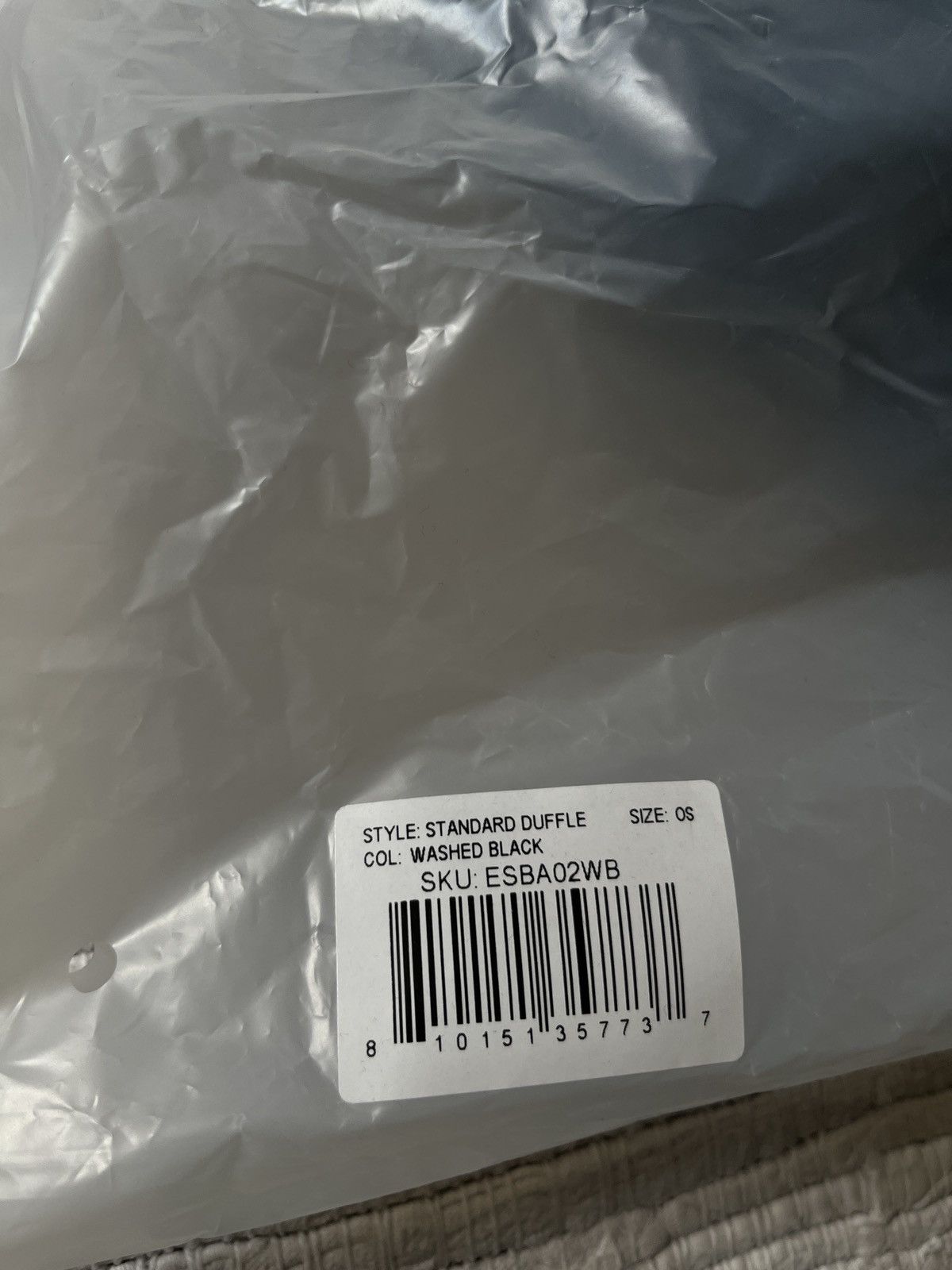 Entire Studios STANDARD DUFFLE WASHED BLACK Size ONE SIZE - 11 Thumbnail