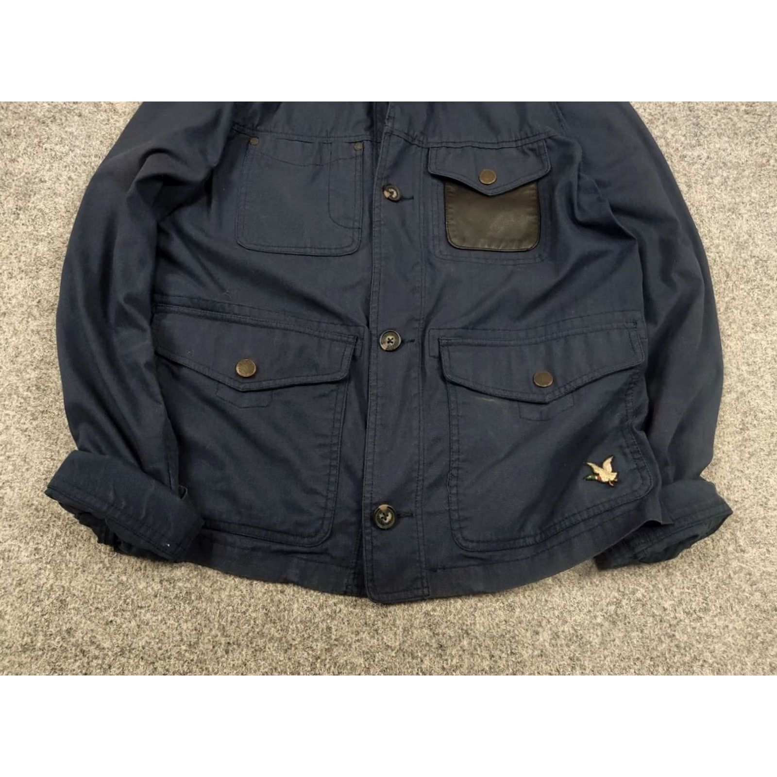 Vintage VINTAGE Chevignon Light Pocket blue B Worker Jacket Shirt Mens S Blue 90s Pockets Logo Size US S / EU 44-46 / 1 - 5 Thumbnail