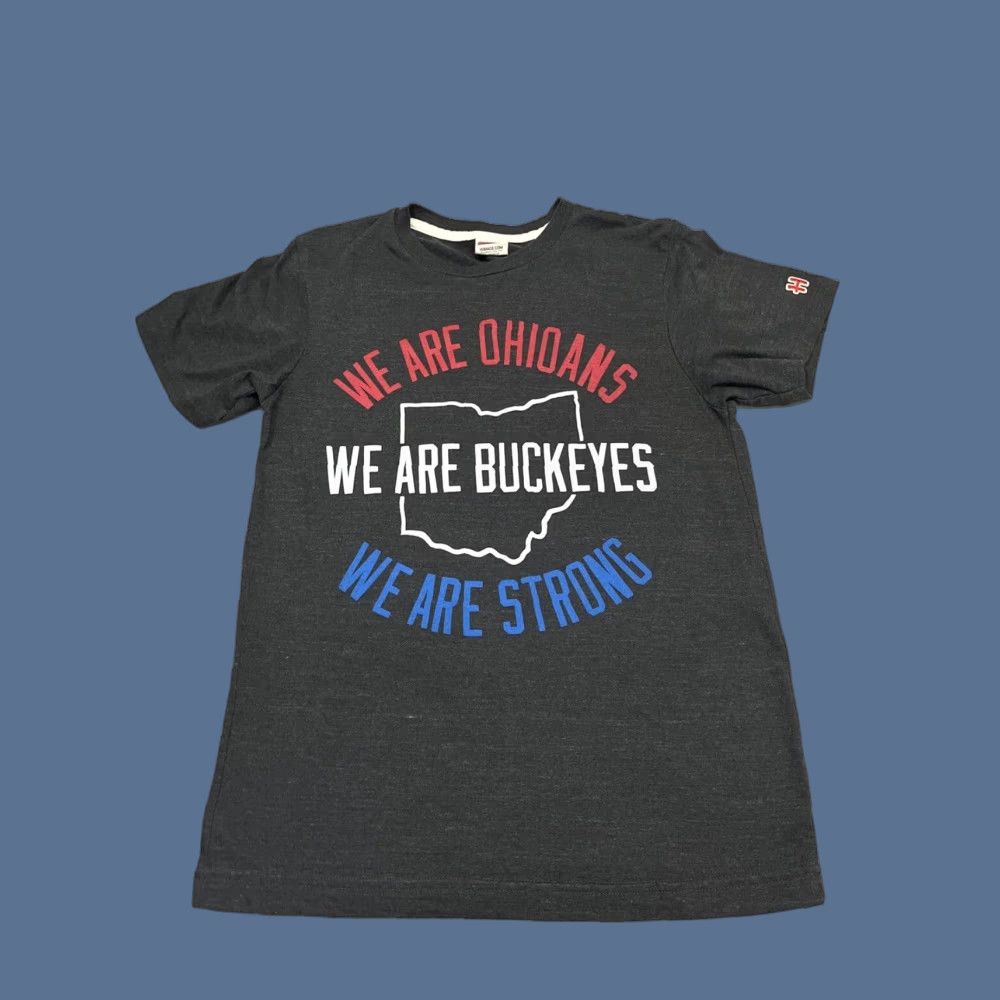 Area HOMAGE T-Shirt Unisex Adults Crew Neck Short Sleeve Multicolor Logo We Are Buckeyes We Are Ohioans We Are Strong EUC Small Size US S / EU 44-46 / 1 - 1 Thumbnail