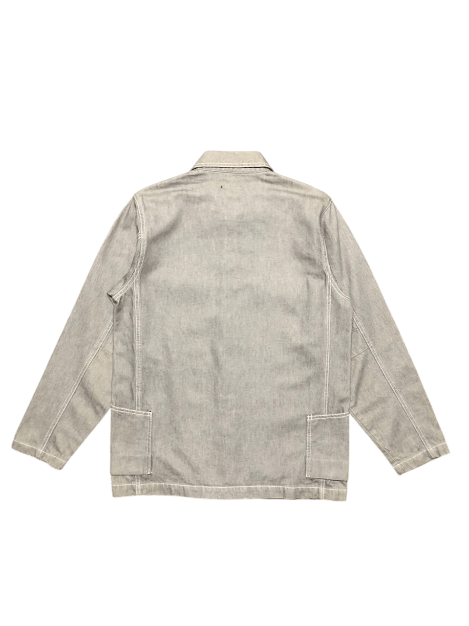 Breath & Stone Japanesse Brand Breath Denim Chore Jacket grey Nice Design Size US M / EU 48-50 / 2 - 2 Thumbnail