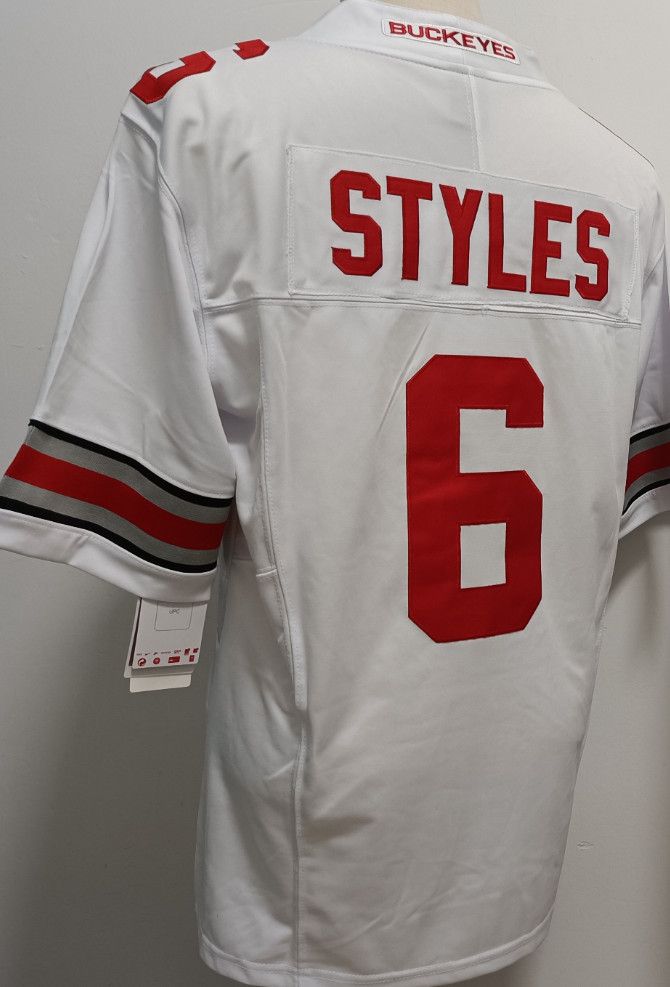 Other Men's Ohio State Buckeyes #6 Sonny Styles White Jersey Size US S / EU 44-46 / 1 - 3 Thumbnail
