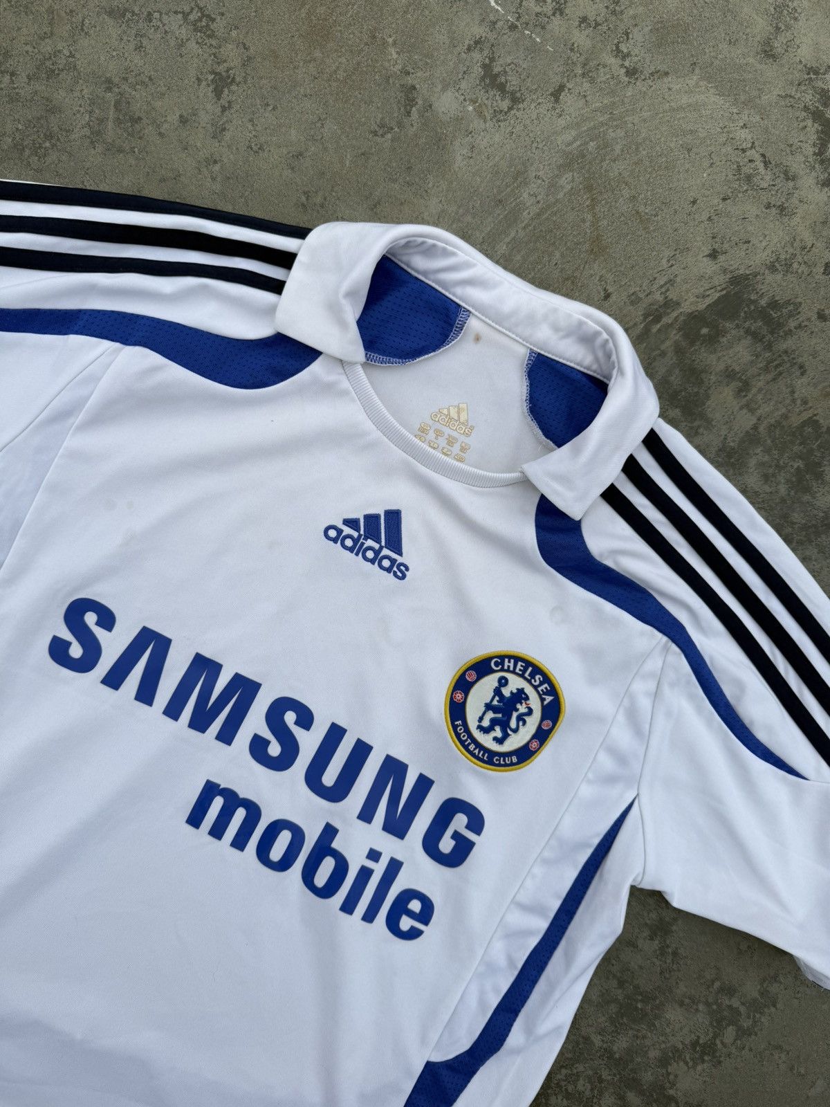 Adidas Chelsea 2007 Third Soccer Jersey Football Y2k Blokecore Size US S / EU 44-46 / 1 - 7 Thumbnail