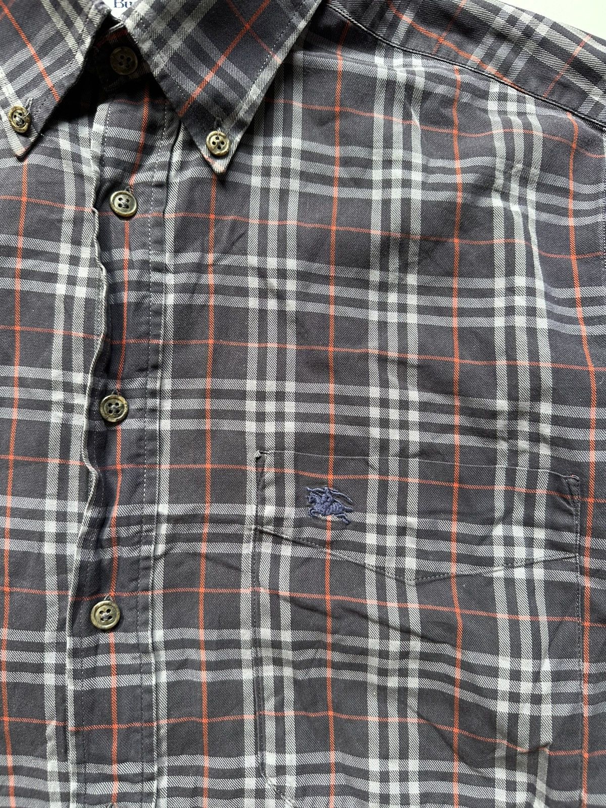 Burberry Vintage Burberry London Nova Check Plaid Shirt Button Size M Size US M / EU 48-50 / 2 - 4 Thumbnail