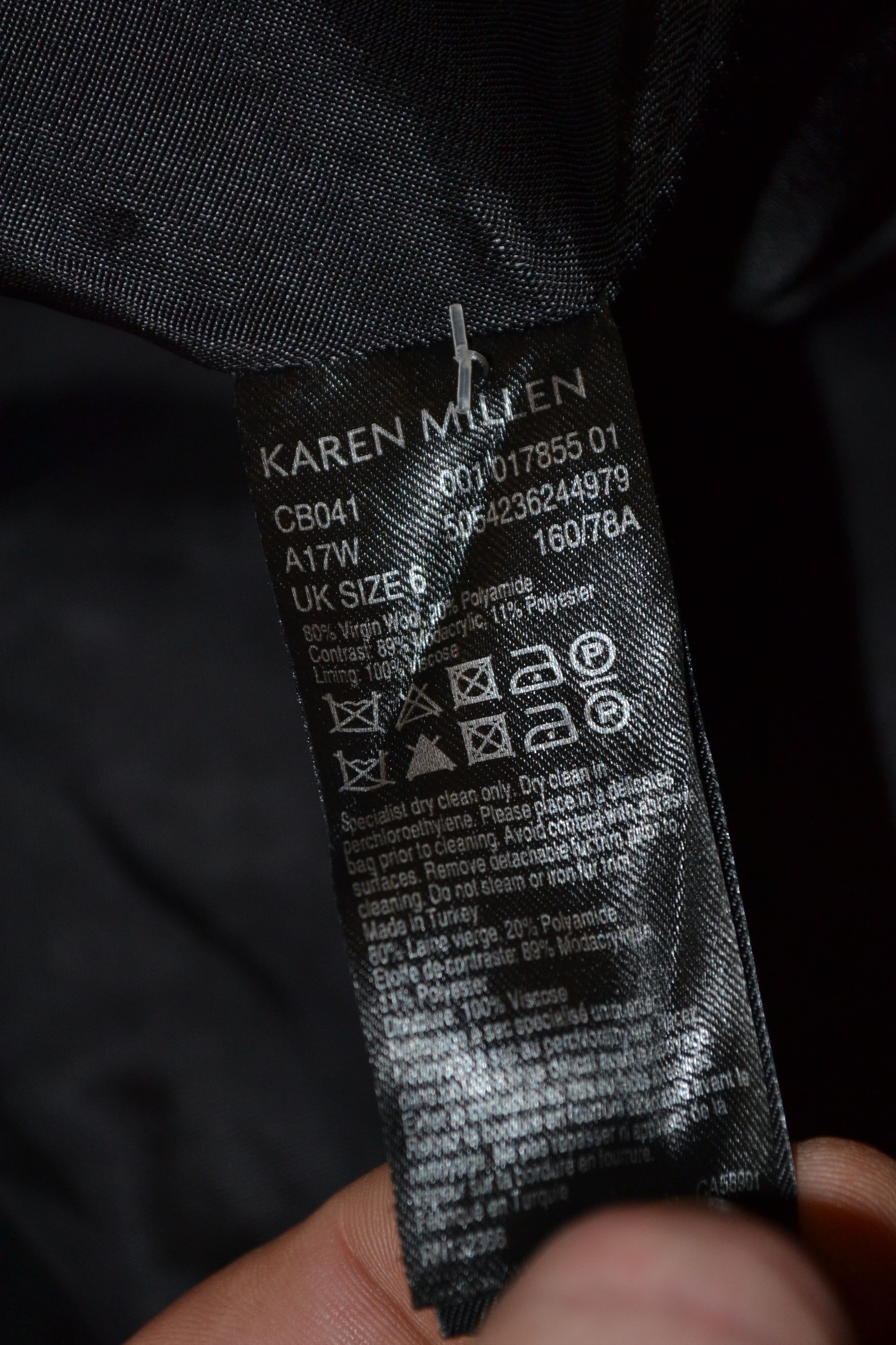 Karen Millen Karen Millen Black Wool Winter Coat - size S Size S / US 4 / IT 40 - 8 Thumbnail
