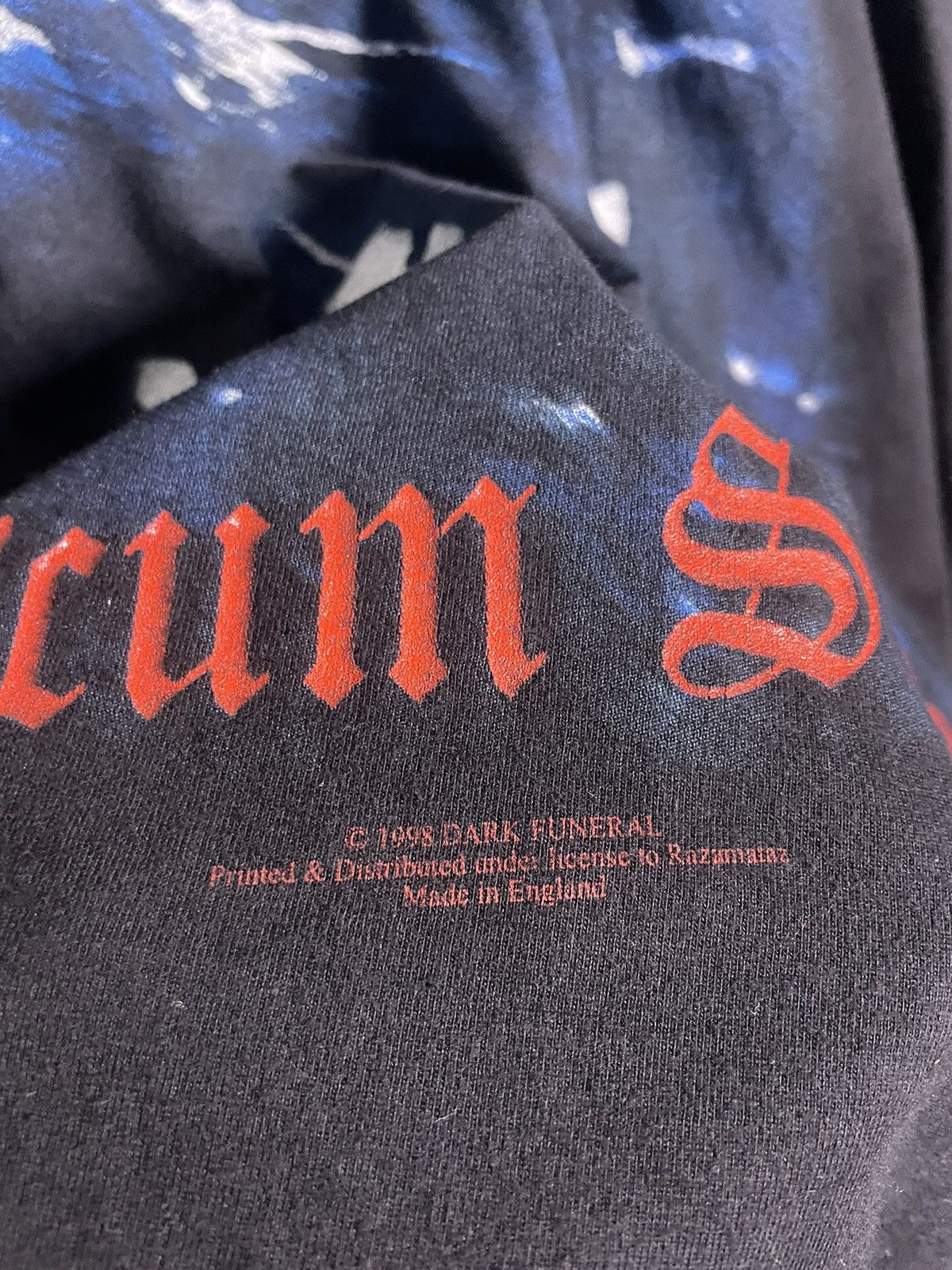 1998 Dark Funeral Vobiscum Satanas Size XL Longsleeve