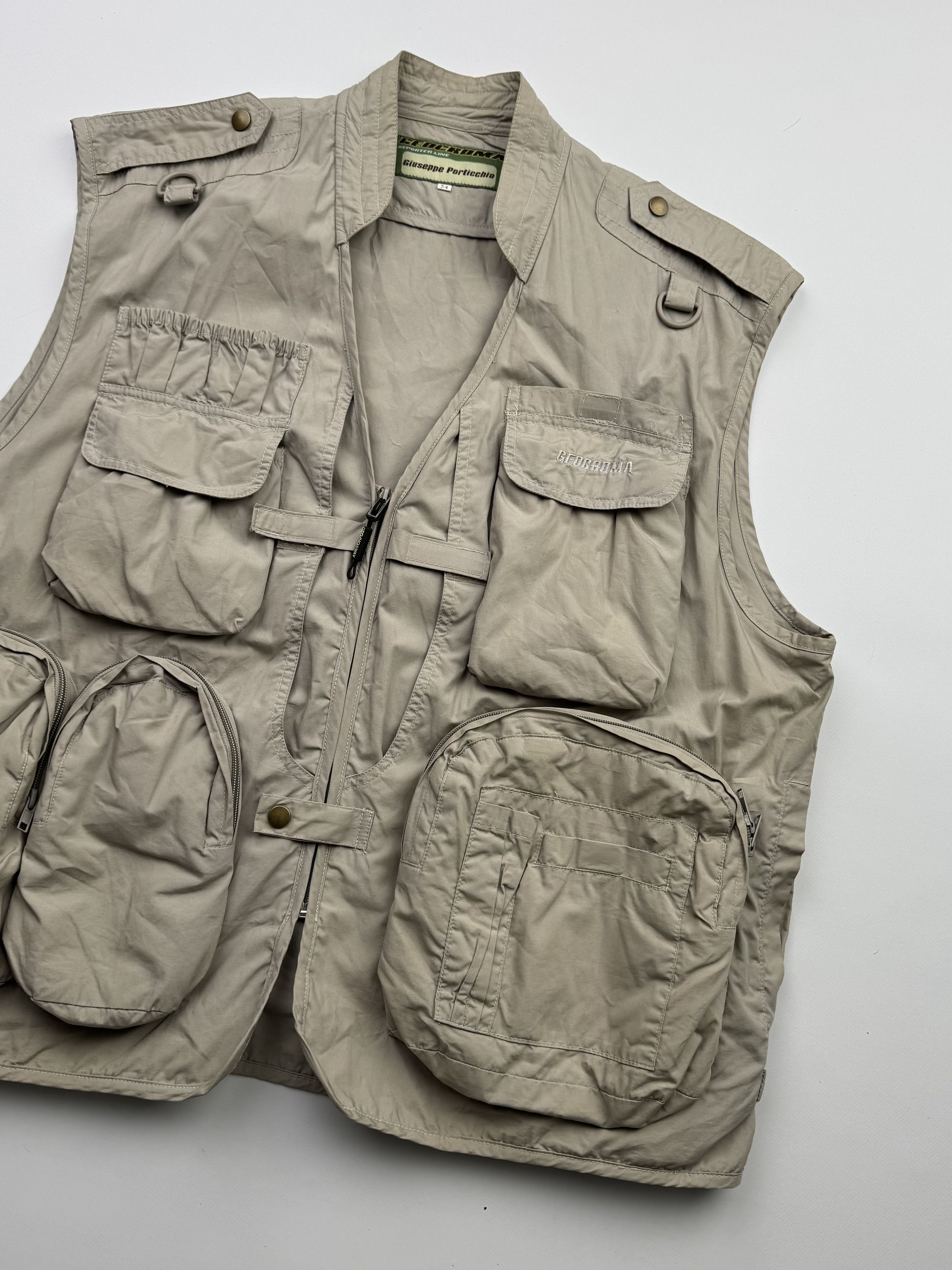 Vintage Vintage Multi-Pocket Vest B504(E2)(V391) Size US XXL / EU 58 / 5 - 3 Thumbnail