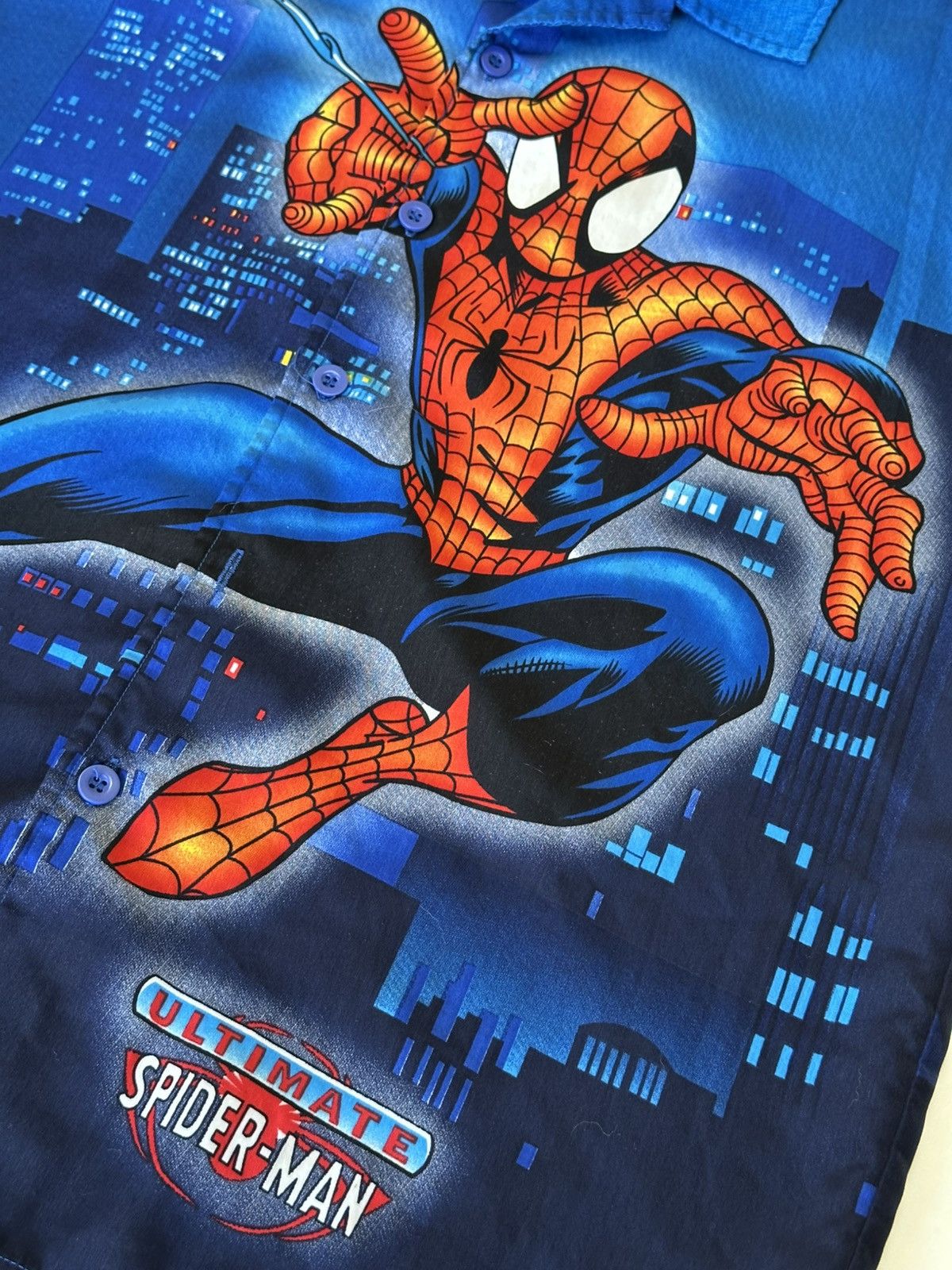 Marvel Comics Vintage Y2K ultimate Spider-Man button up Size US M / EU 48-50 / 2 - 2 Thumbnail