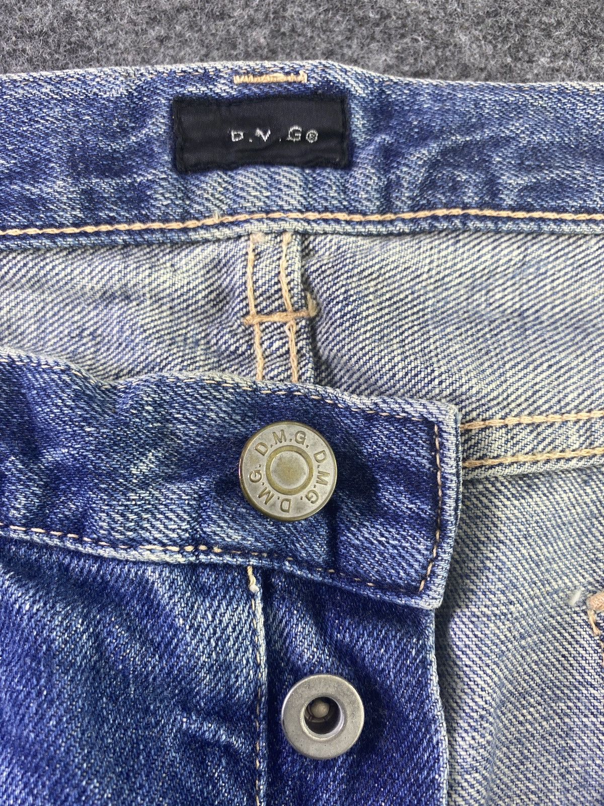 Japanese Brand Japanese Brand Domingo DMG Blue Wash Jeans-J854 Size 31" - 6 Thumbnail