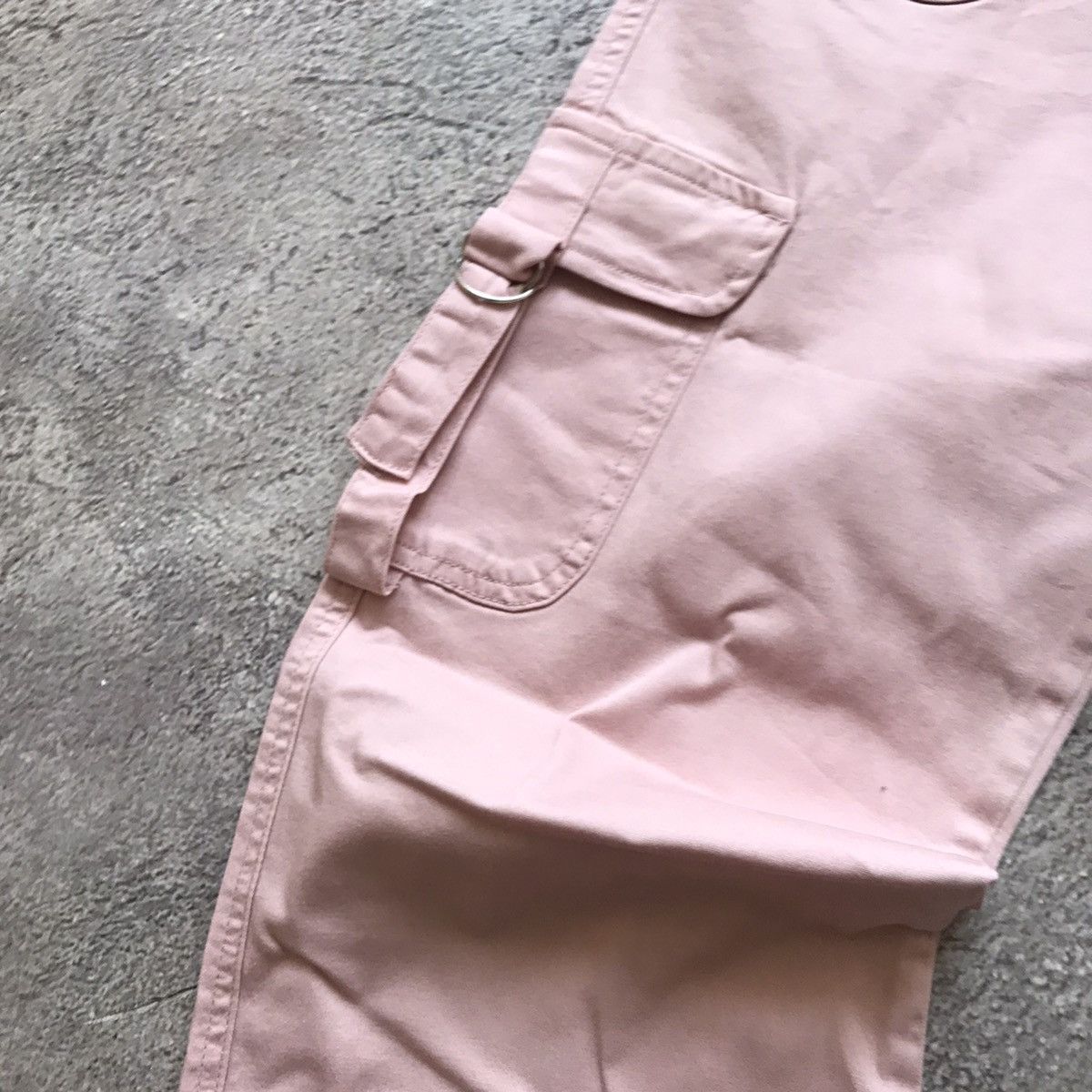 Vintage Vintage 90s Baggy Cargo Pants Flared Parachute Streetwear 29 Size 29" - 3 Thumbnail