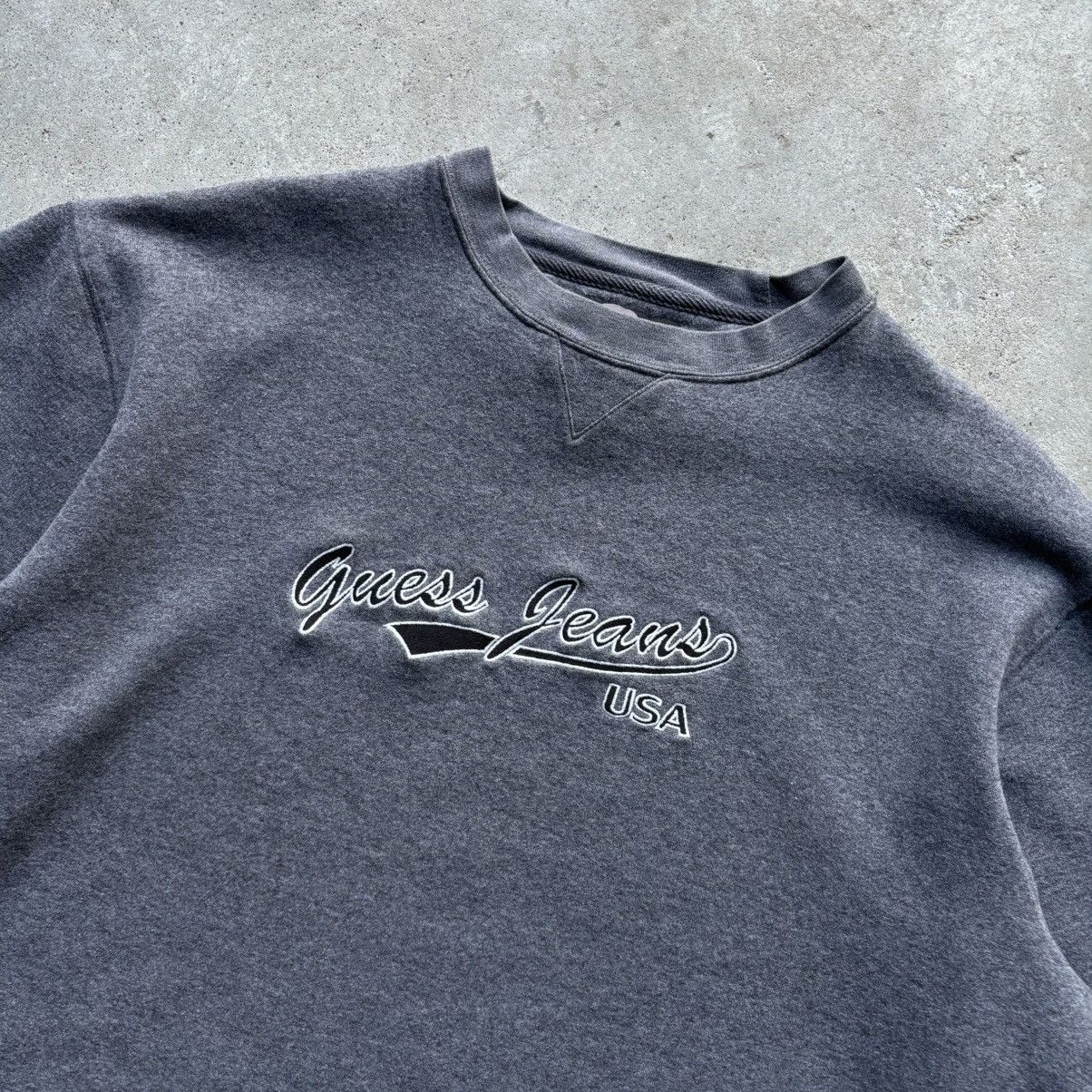 Guess vintage 90s GUESS JEANS USA spellout crewneck sweatshirt Size US L / EU 52-54 / 3 - 7 Thumbnail