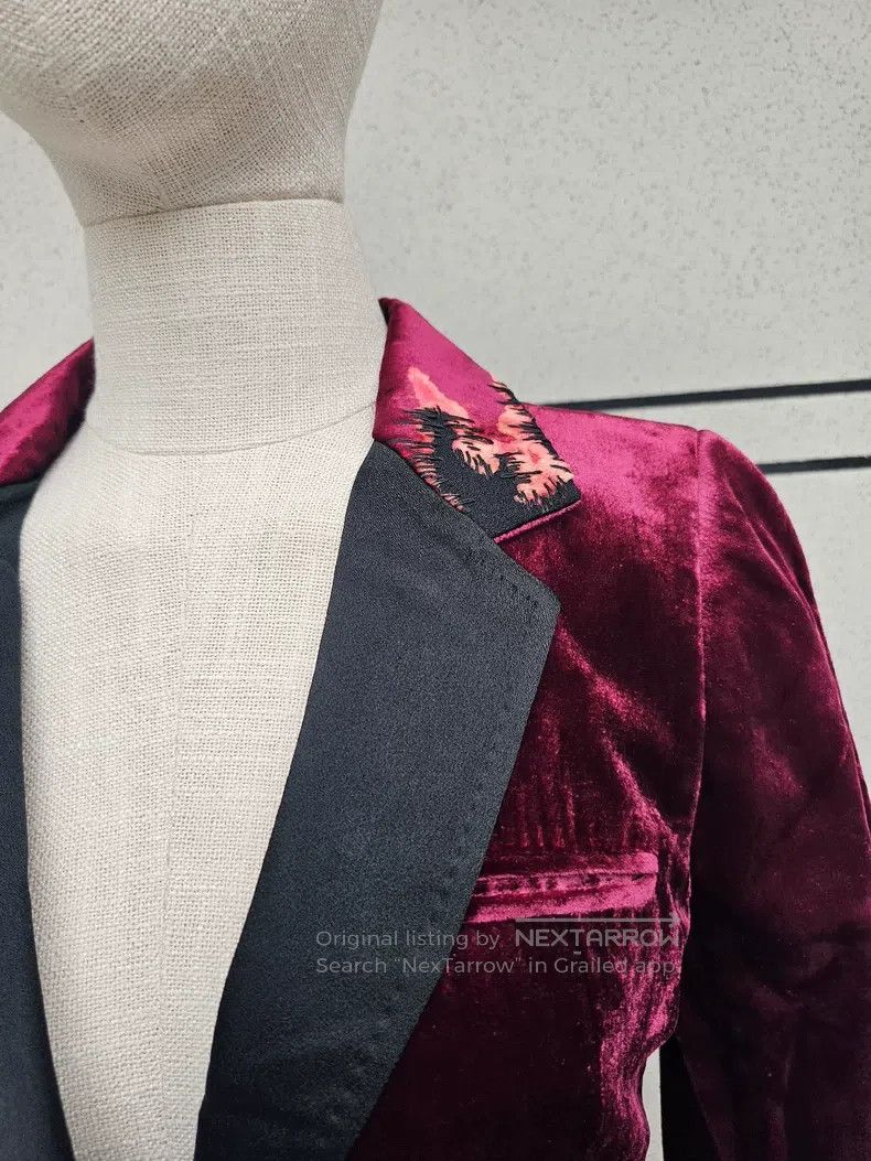 Haider Ackermann Haider Ackermann Velvet Coat Size XS / US 0-2 / IT 36-38 - 6 Thumbnail