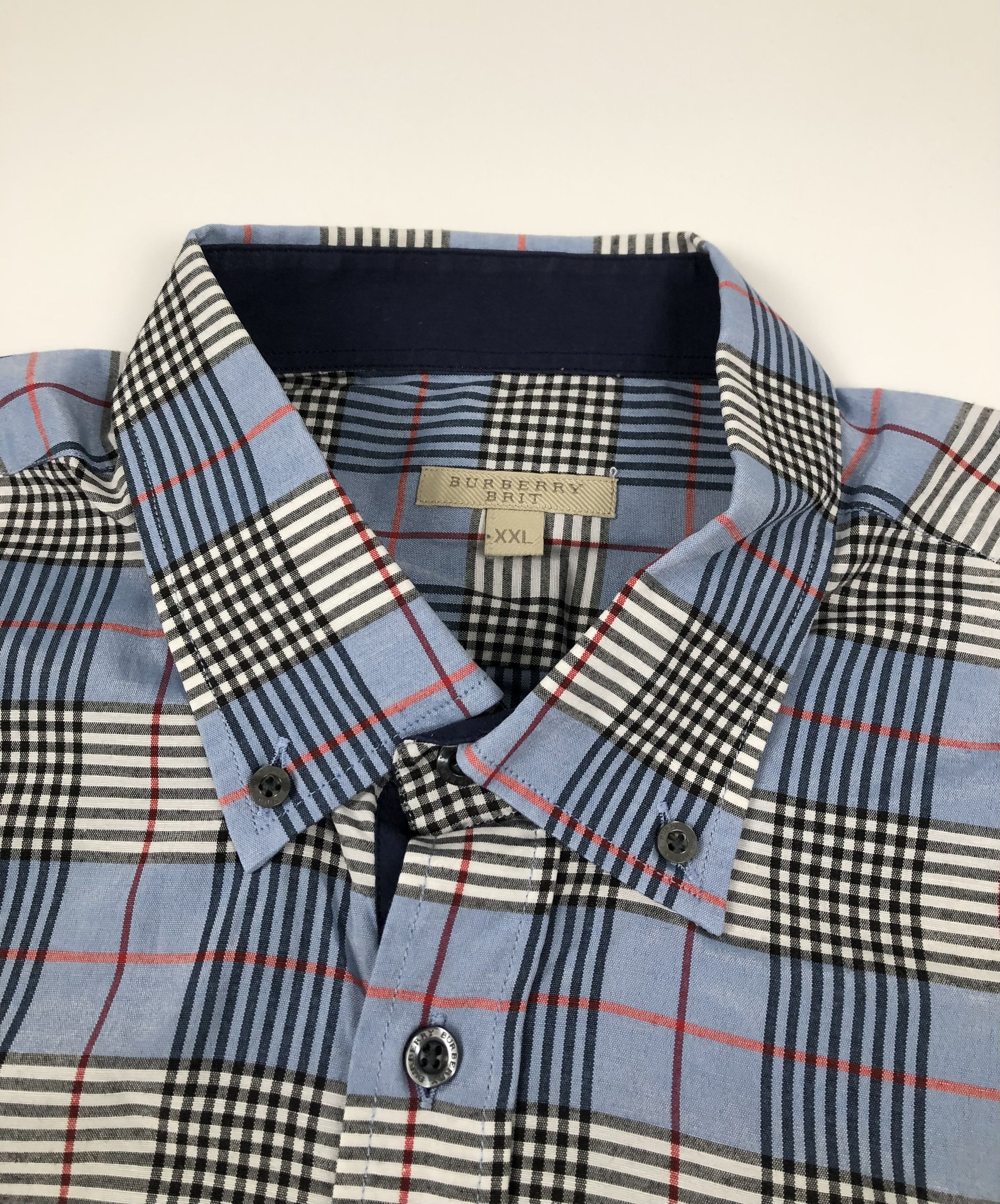 Burberry Burberry Brit Cotton Shirt Size US XXL / EU 58 / 5 - 4 Thumbnail