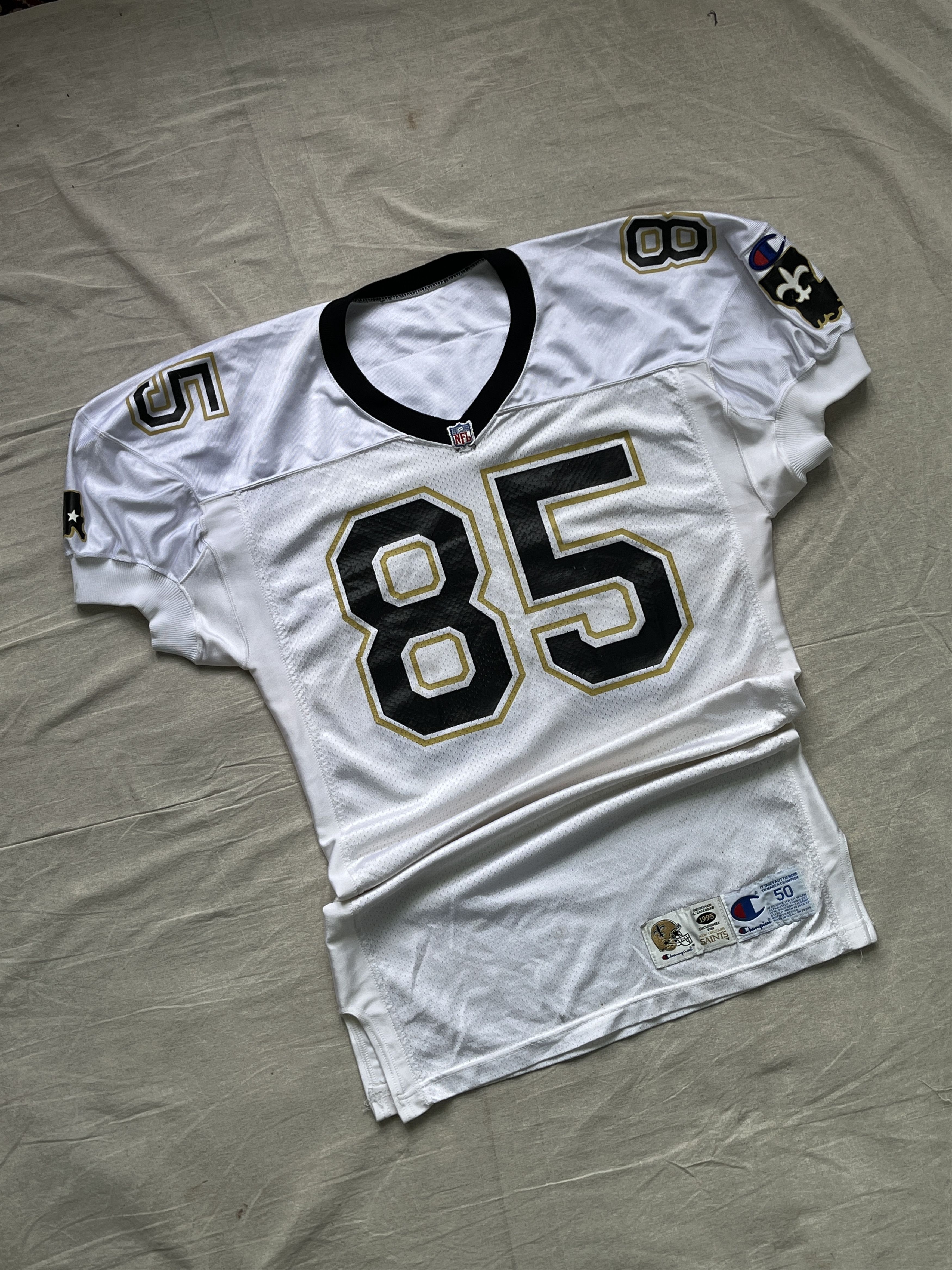 Champion 1995 NEW ORLEANS SAINTS – WESLEY WALLS #85 JERSEY Size US L / EU 52-54 / 3 - 1 Thumbnail